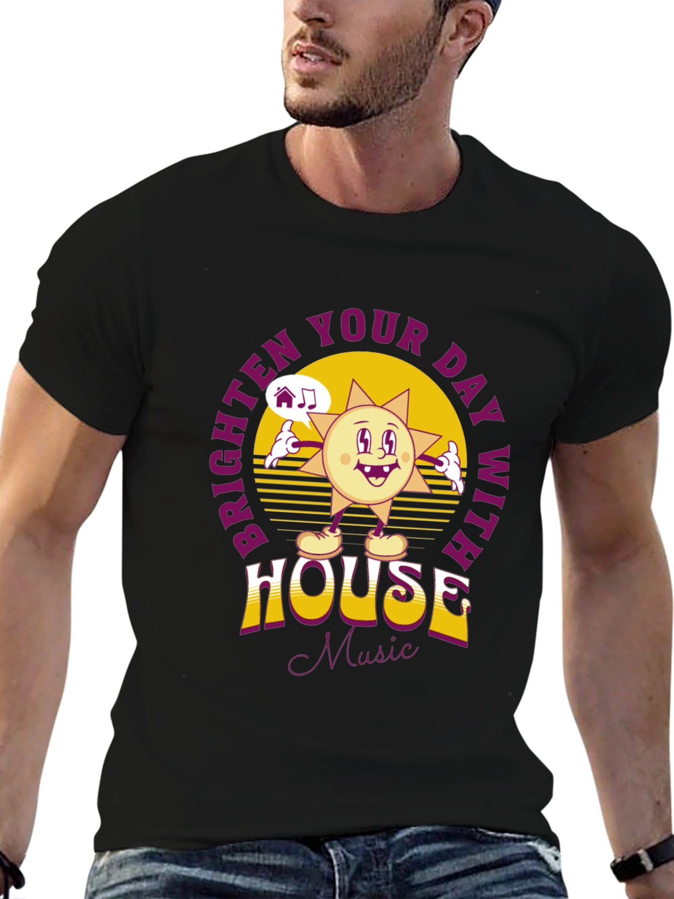 Brighten Your Day House Music T-Shirt