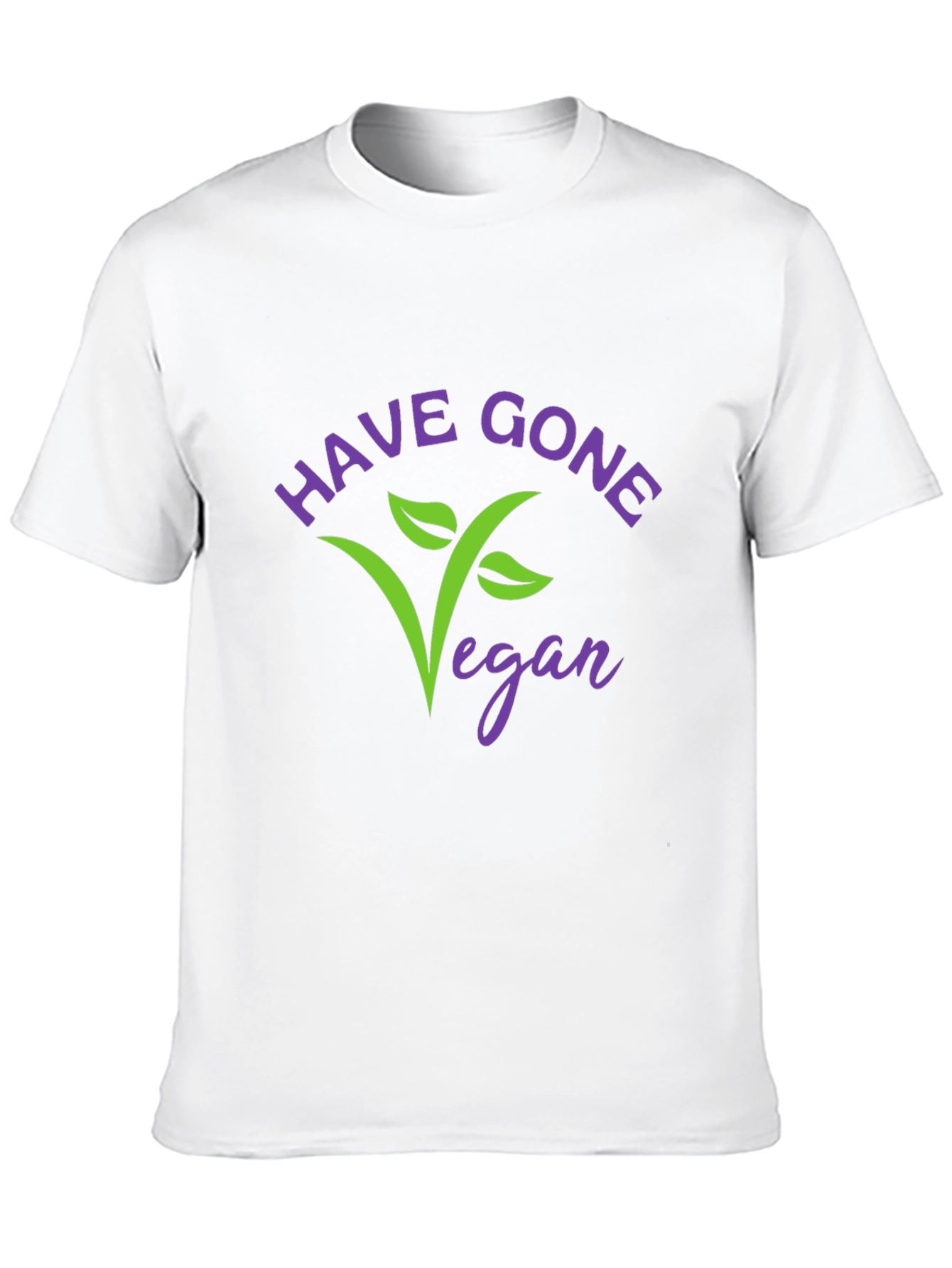 Have Gone Vegan Graphic T-Shirt - Black
