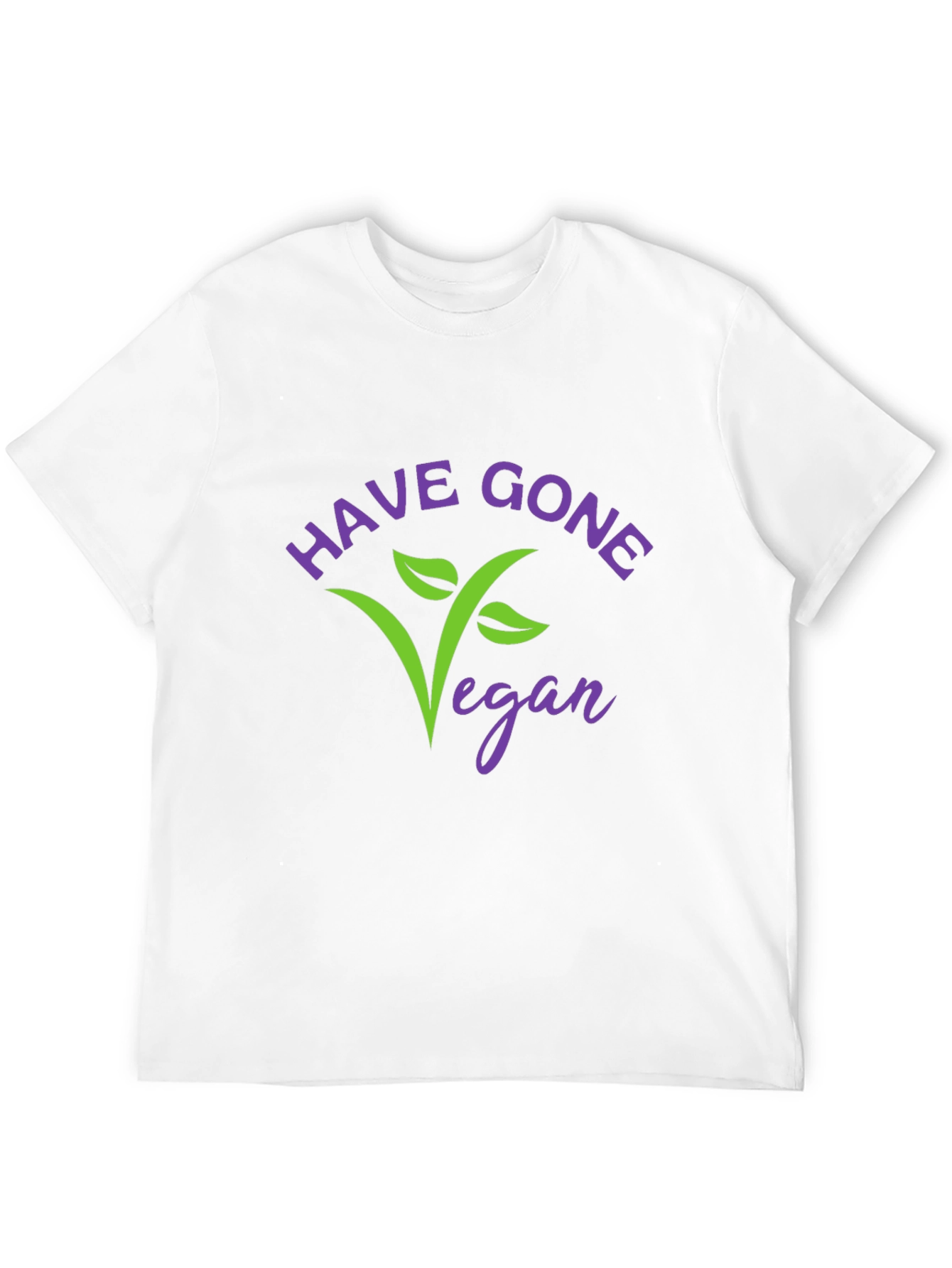Have Gone Vegan Graphic T-Shirt - Black