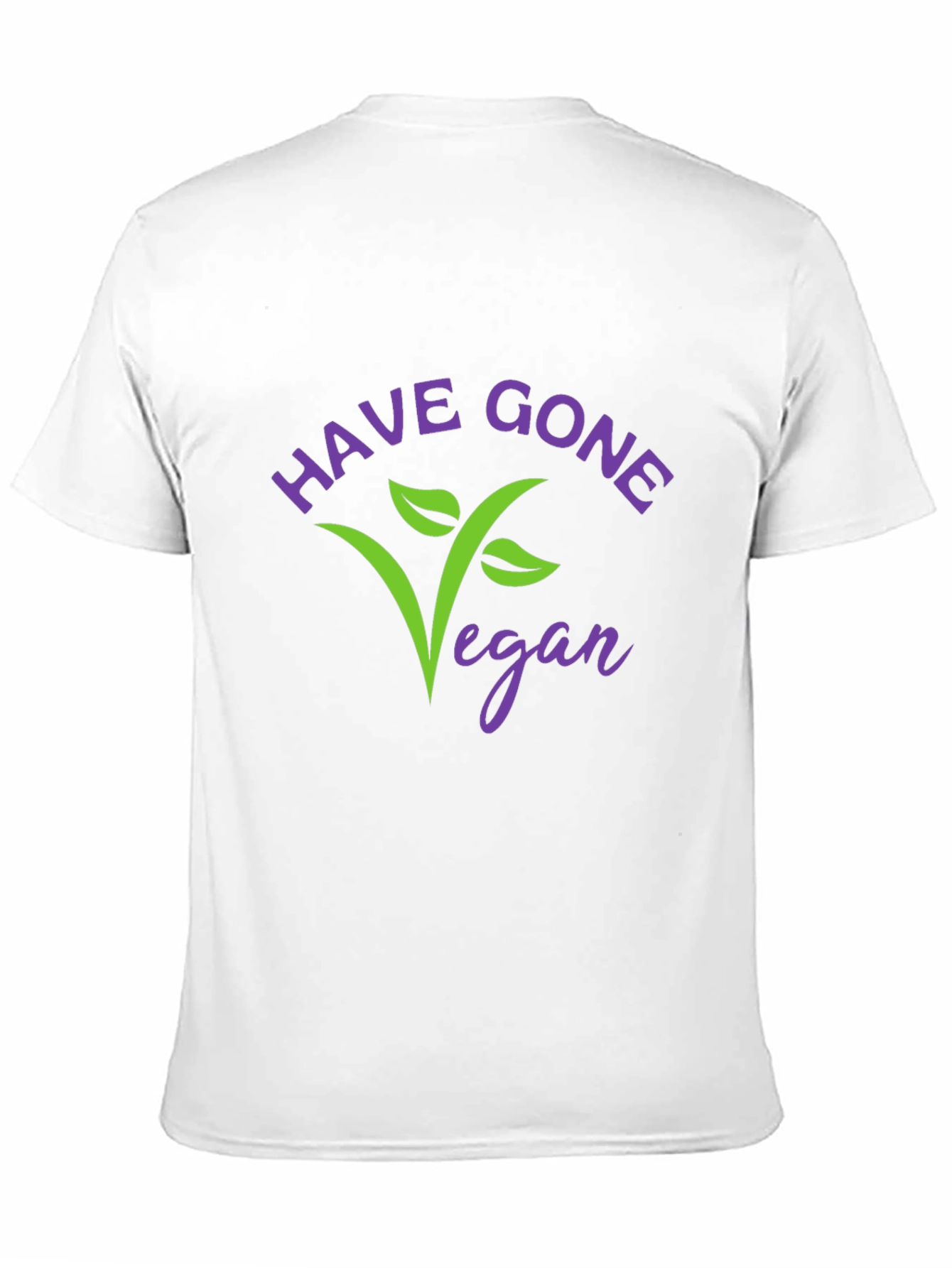Have Gone Vegan Graphic T-Shirt - Black