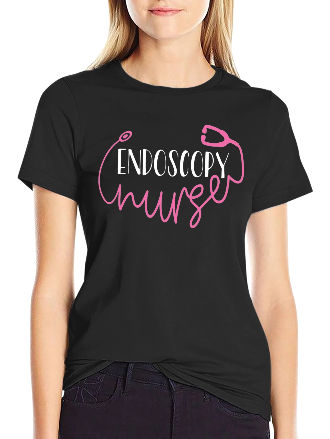 Endoscopy Nurse Stethoscope T-Shirt