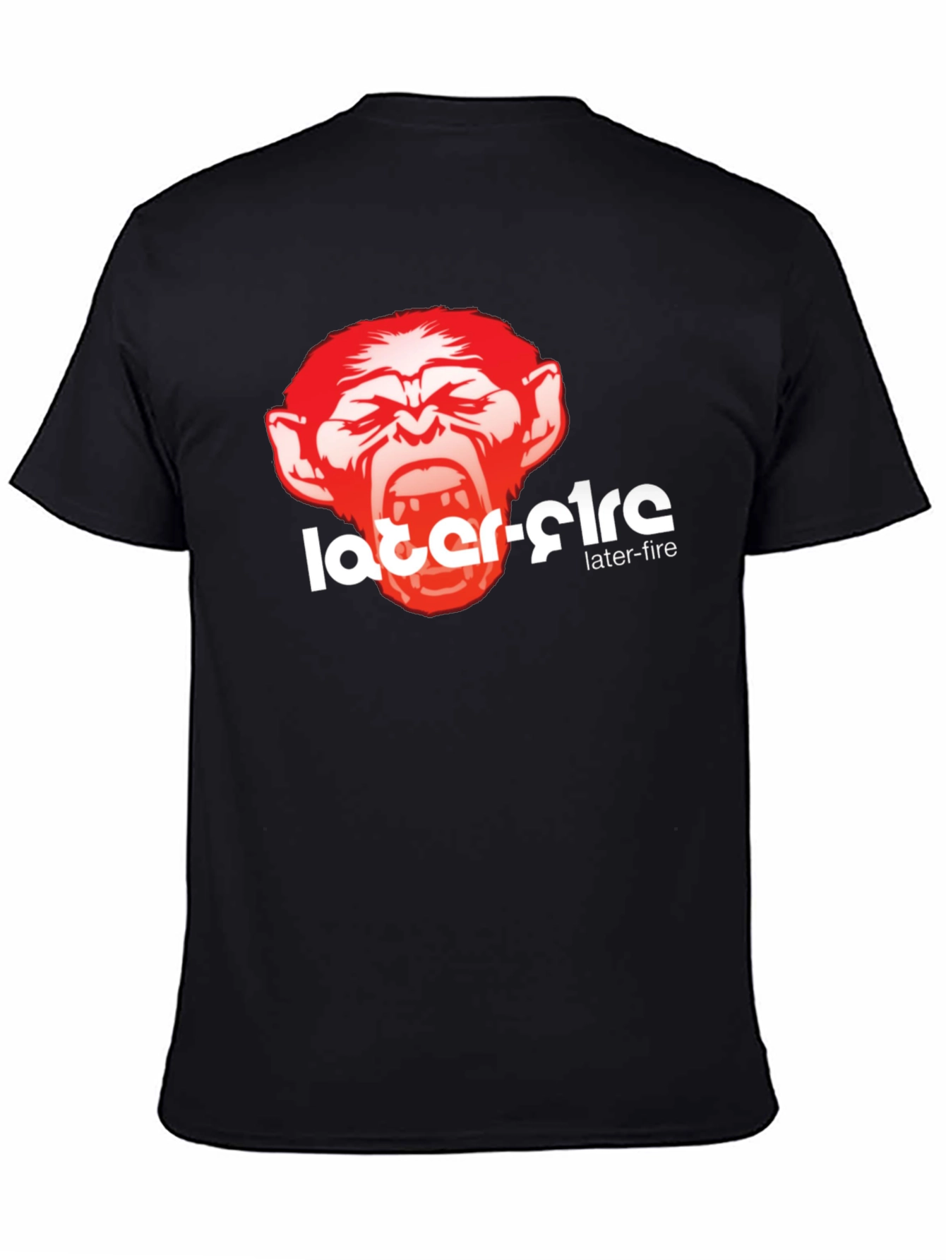 Later-Fire Graphic Tee - Bold Monkey Design