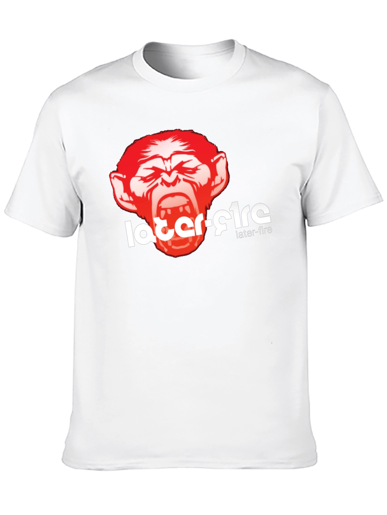 Later-Fire Graphic Tee - Bold Monkey Design