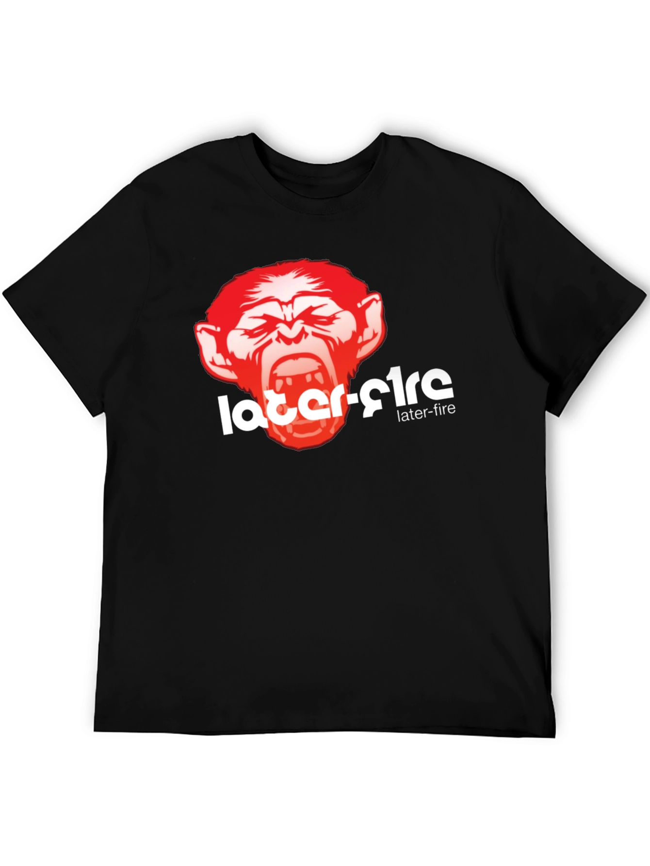 Later-Fire Graphic Tee - Bold Monkey Design