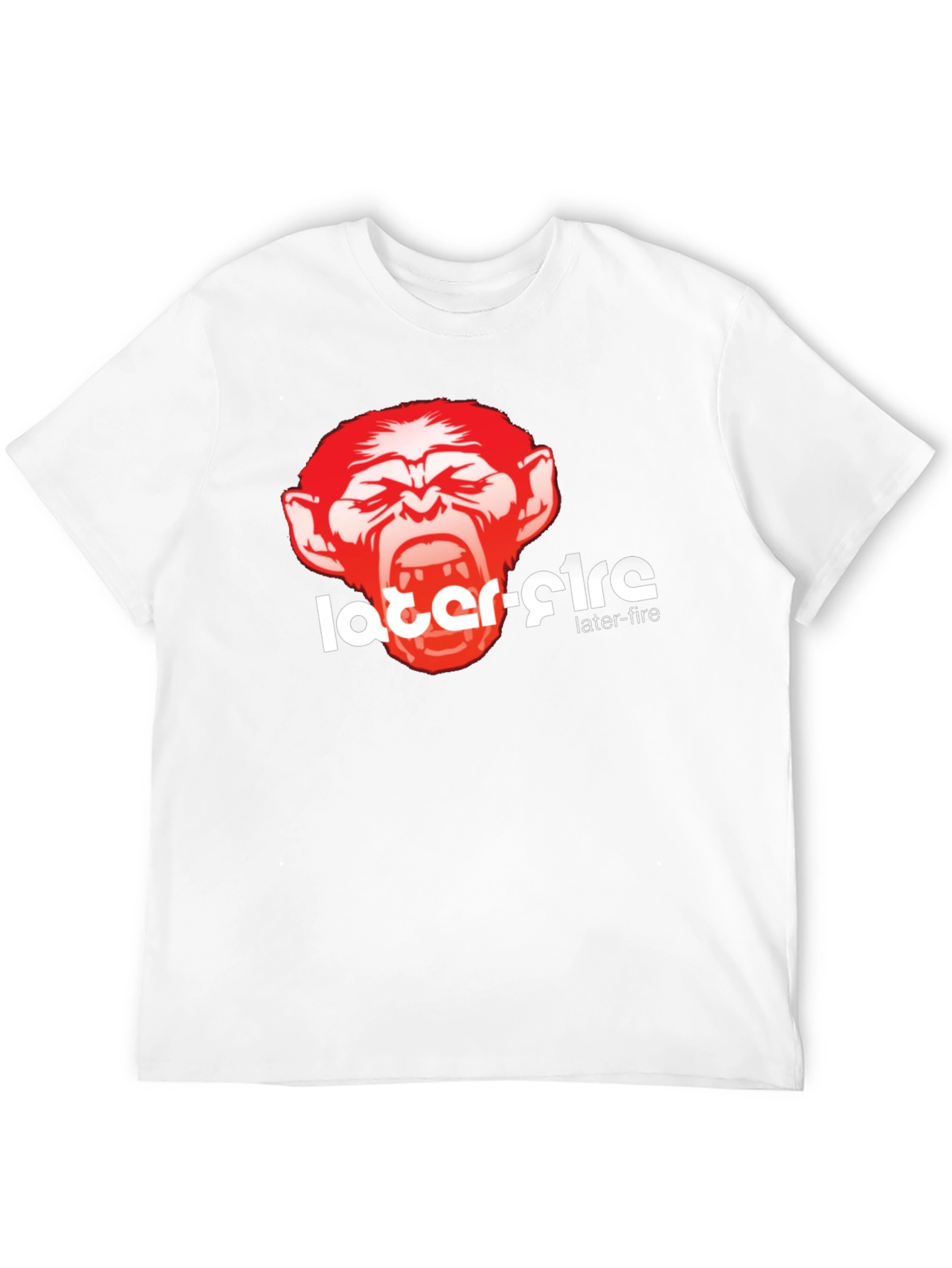 Later-Fire Graphic Tee - Bold Monkey Design