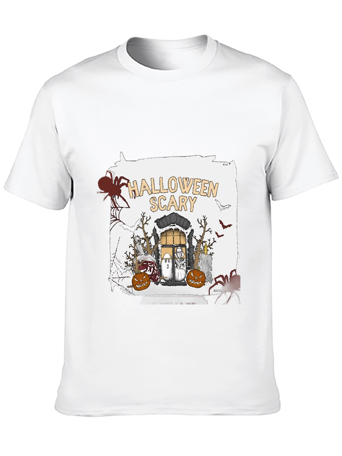 Halloween Scary Graphic T-Shirt