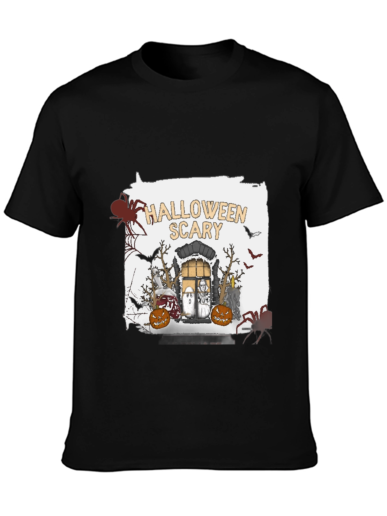 Halloween Scary Graphic T-Shirt