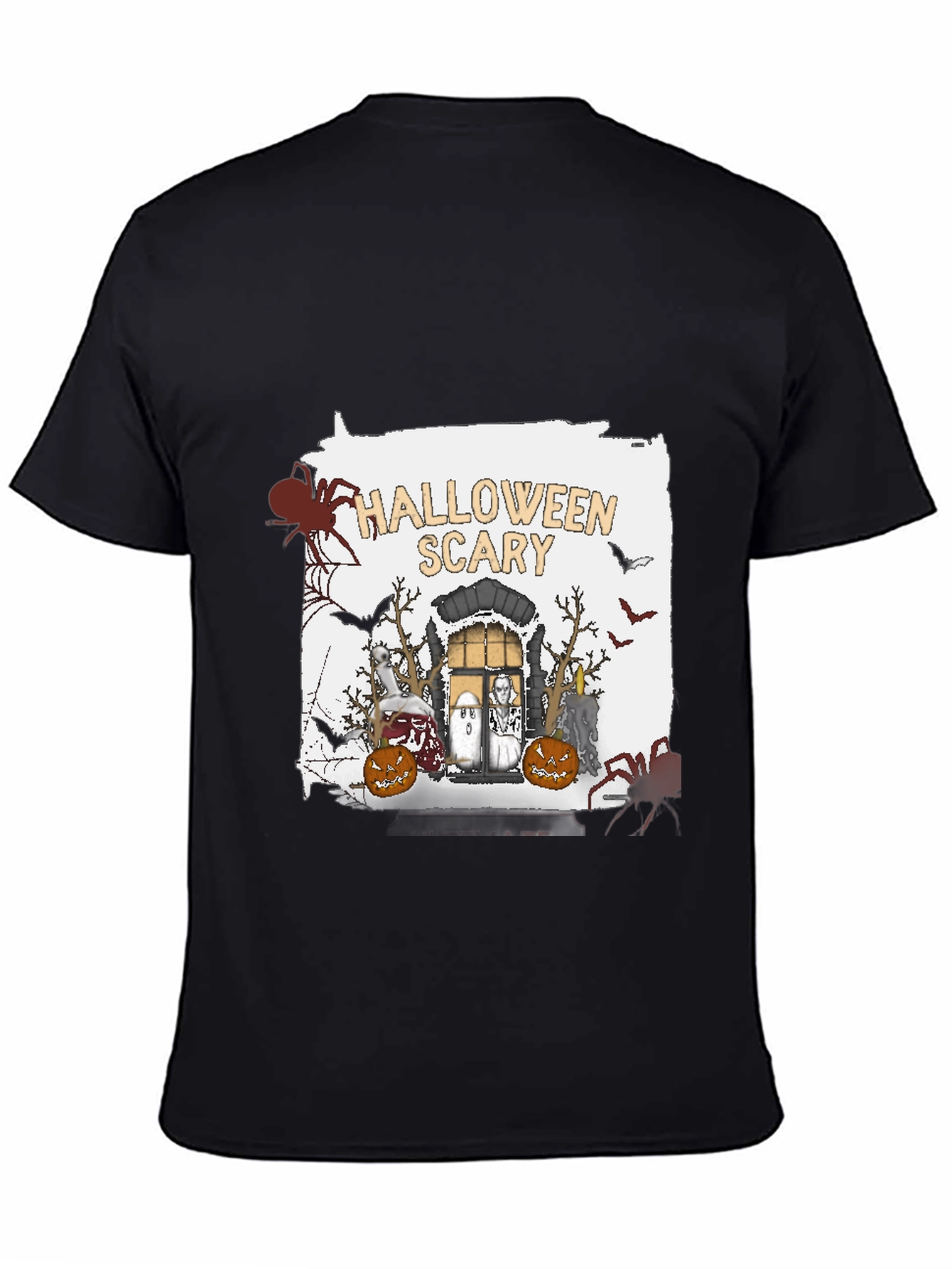 Halloween Scary Graphic T-Shirt