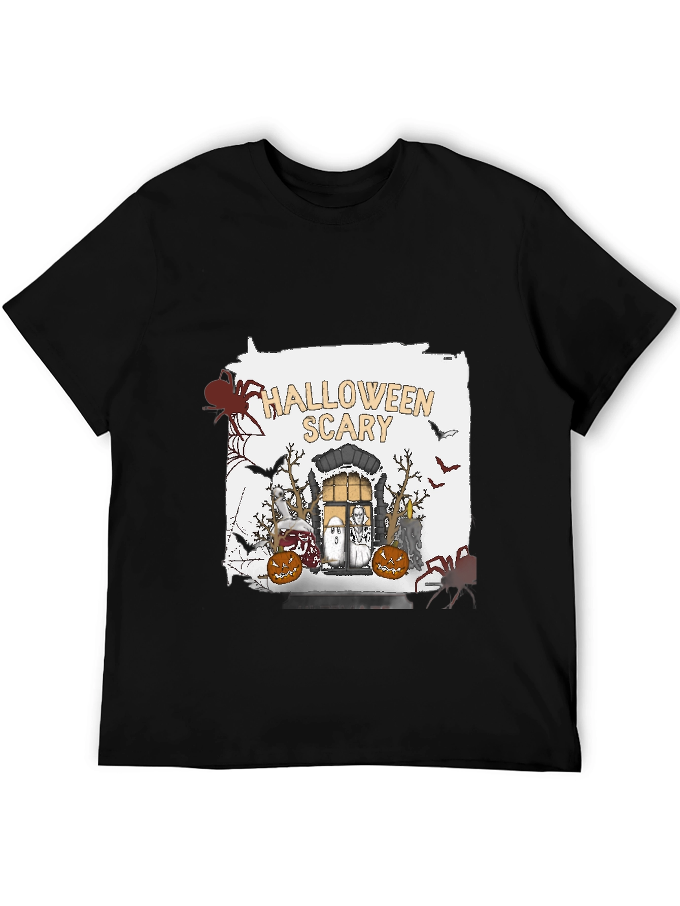 Halloween Scary Graphic T-Shirt