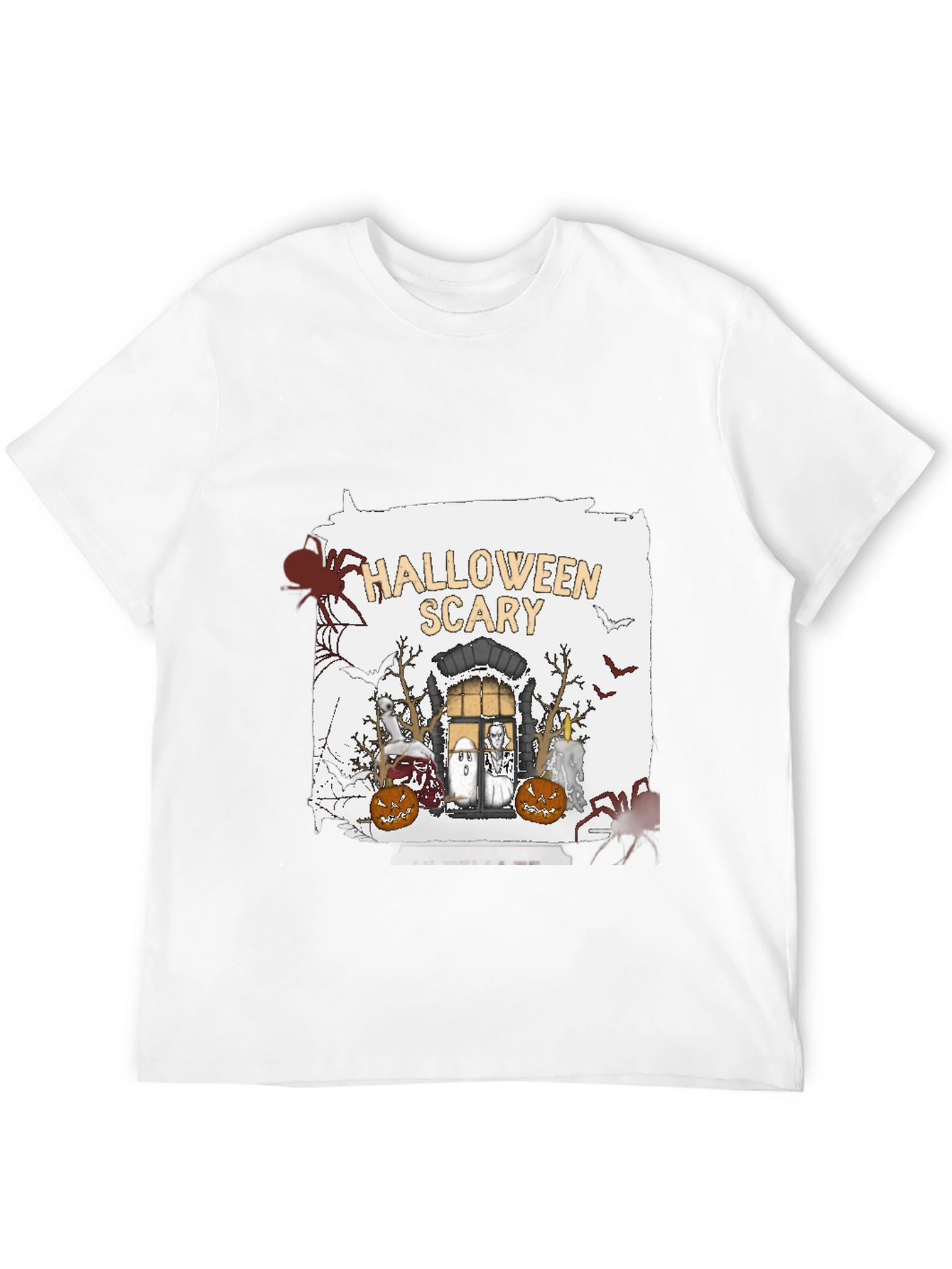 Halloween Scary Graphic T-Shirt