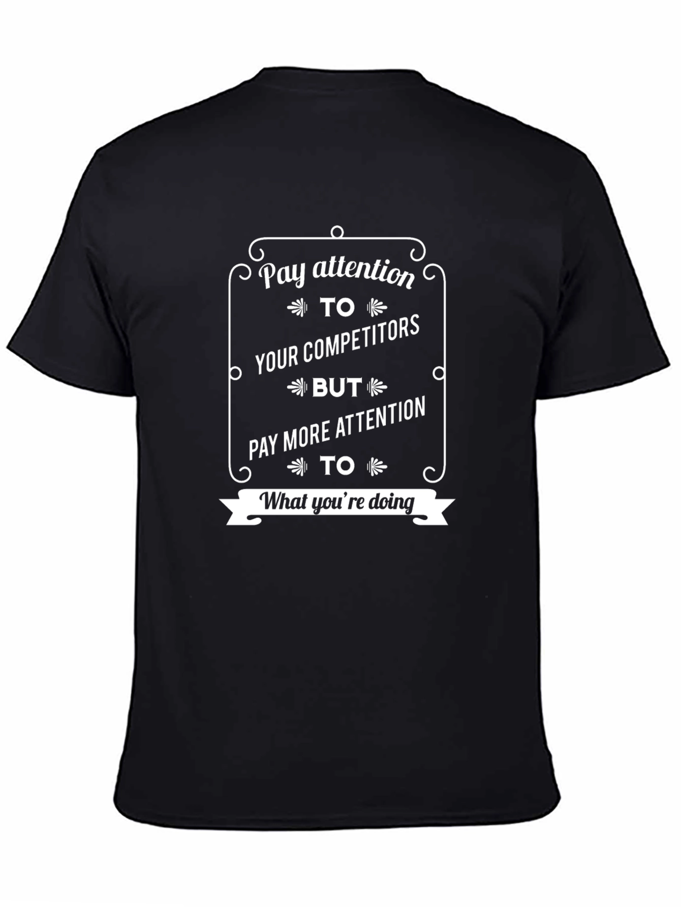 Attention Graphic Tee - Focus on Your Goals!