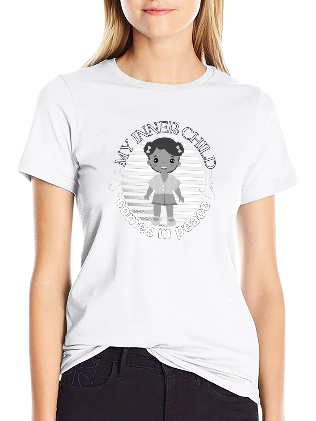 My Inner Child Comes in Peace Graphic Tee