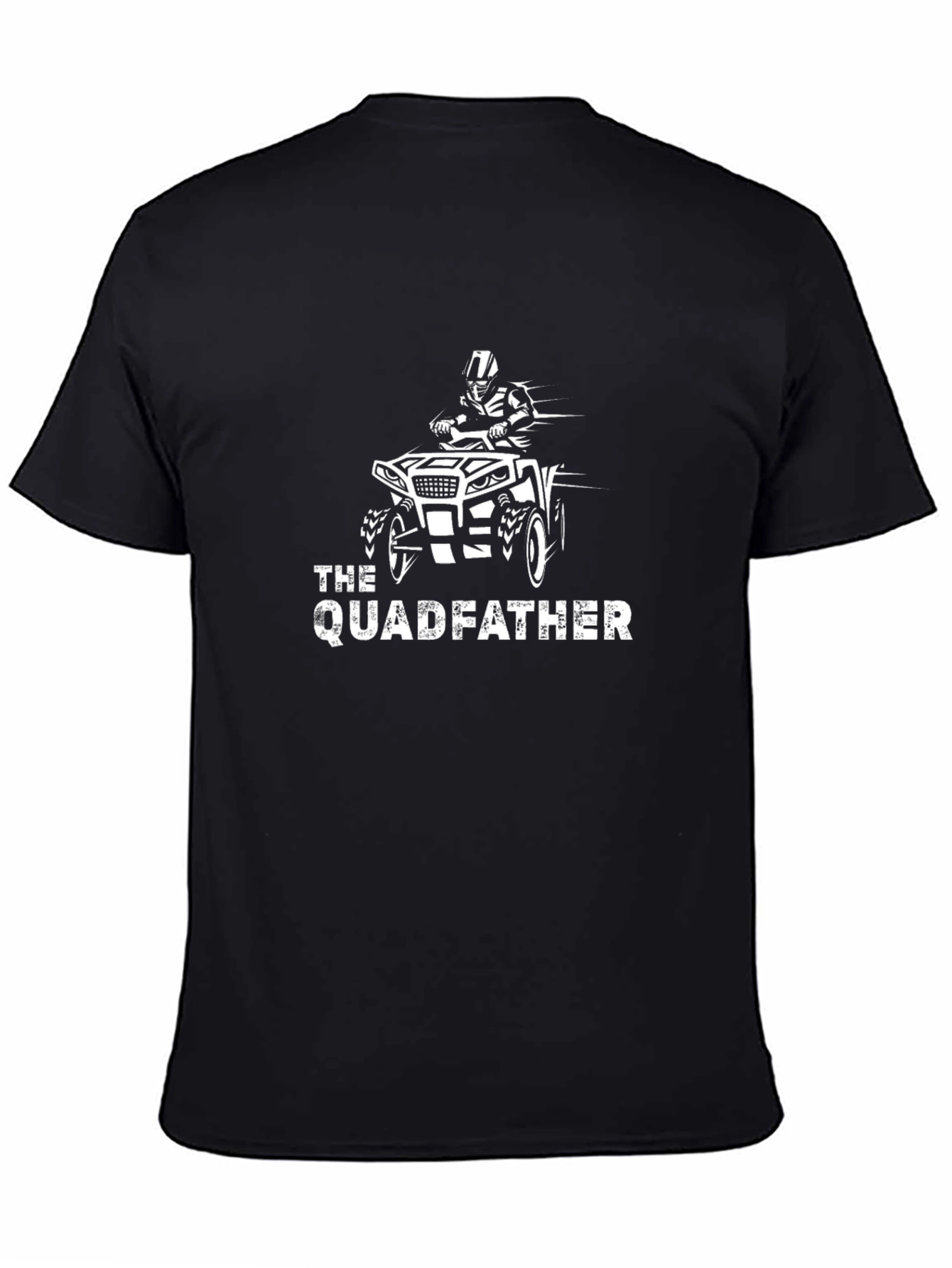The Quadfather Black Graphic Tee