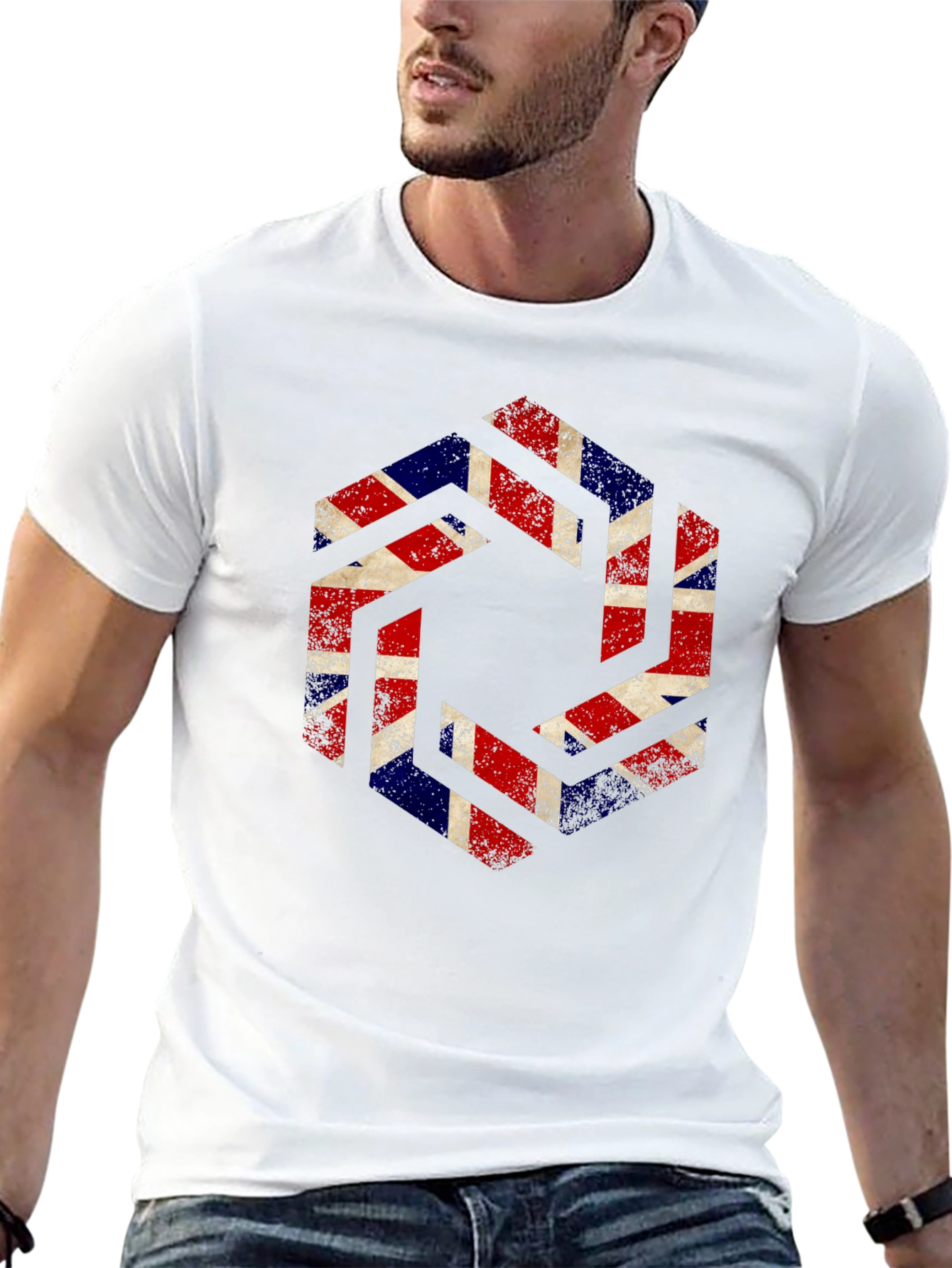 Union Jack Graphic Tee - British Pride