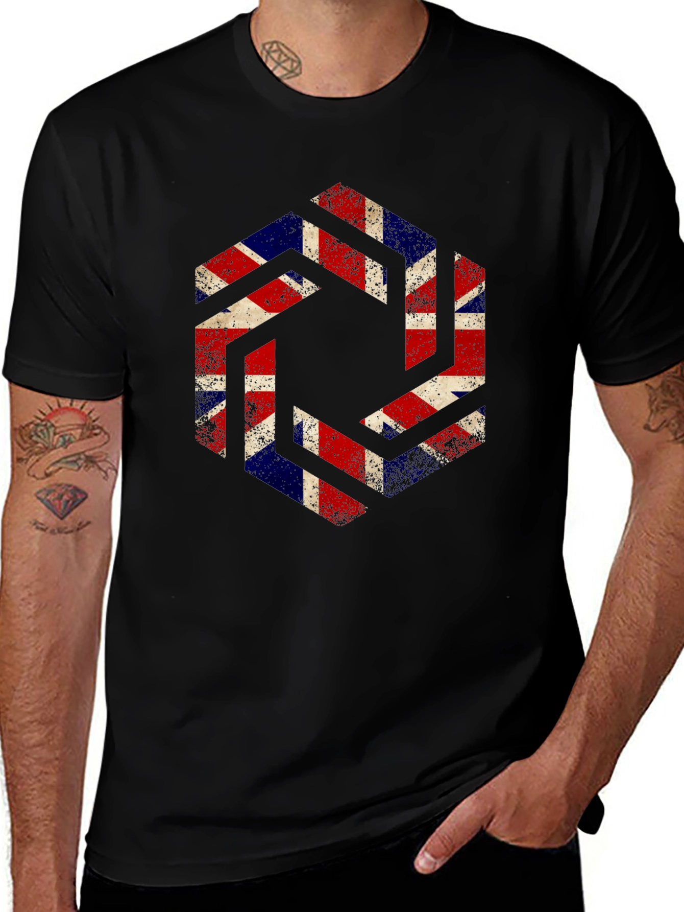 Union Jack Graphic Tee - British Pride