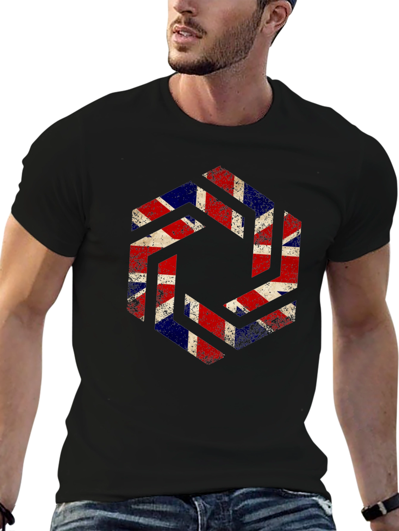 Union Jack Graphic Tee - British Pride