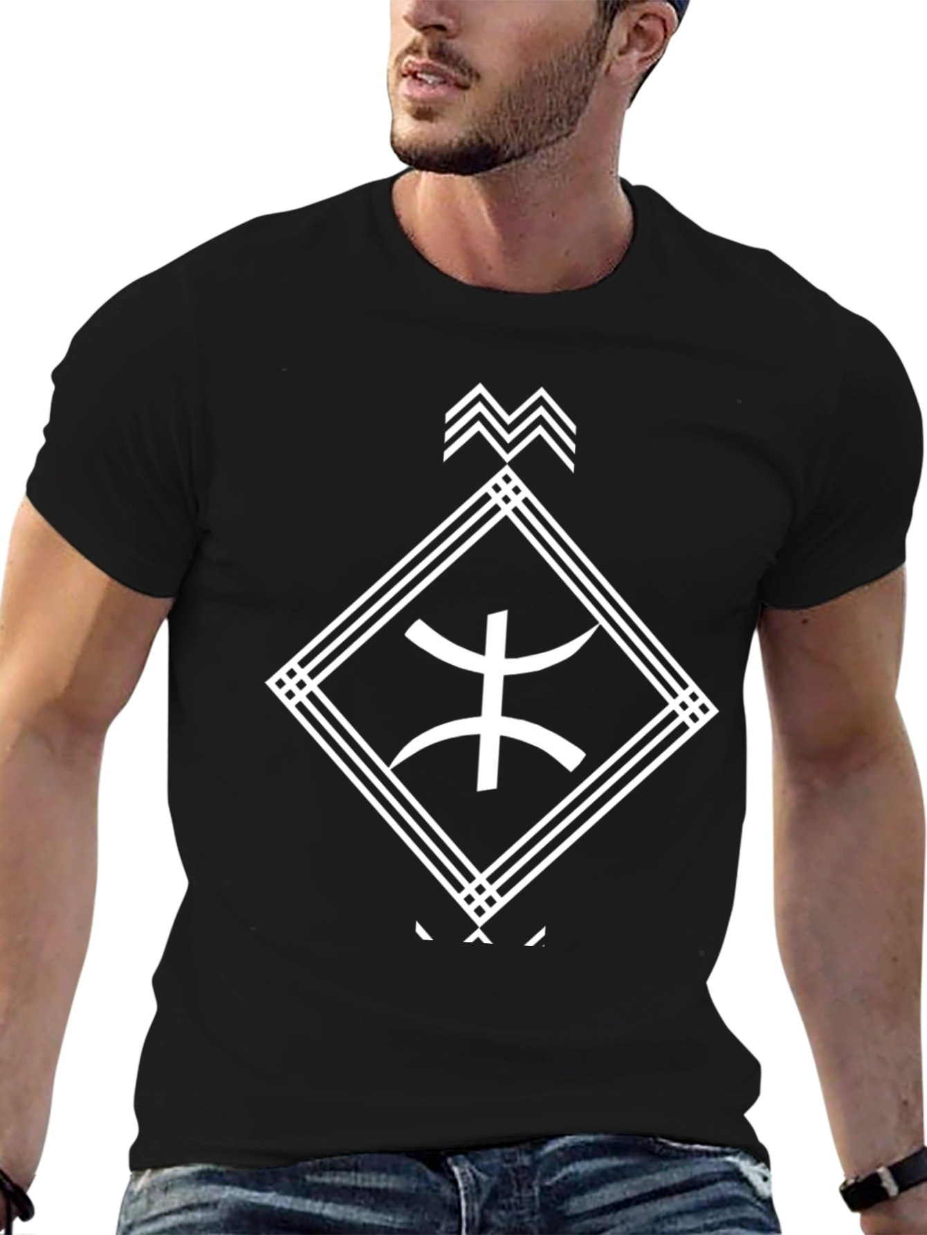 Berber Symbol Black T-Shirt