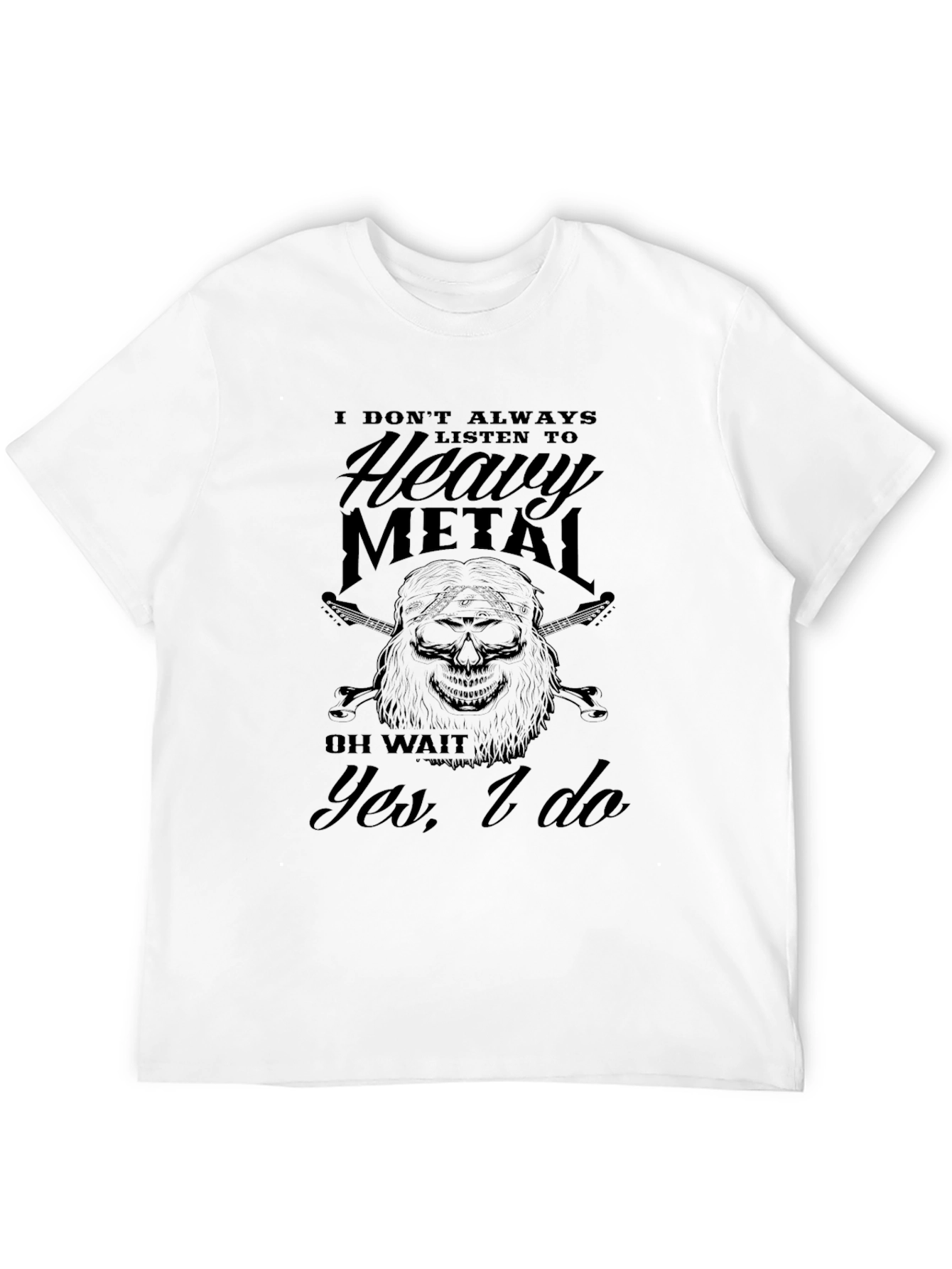 Heavy Metal Skull T-Shirt - Rock On!