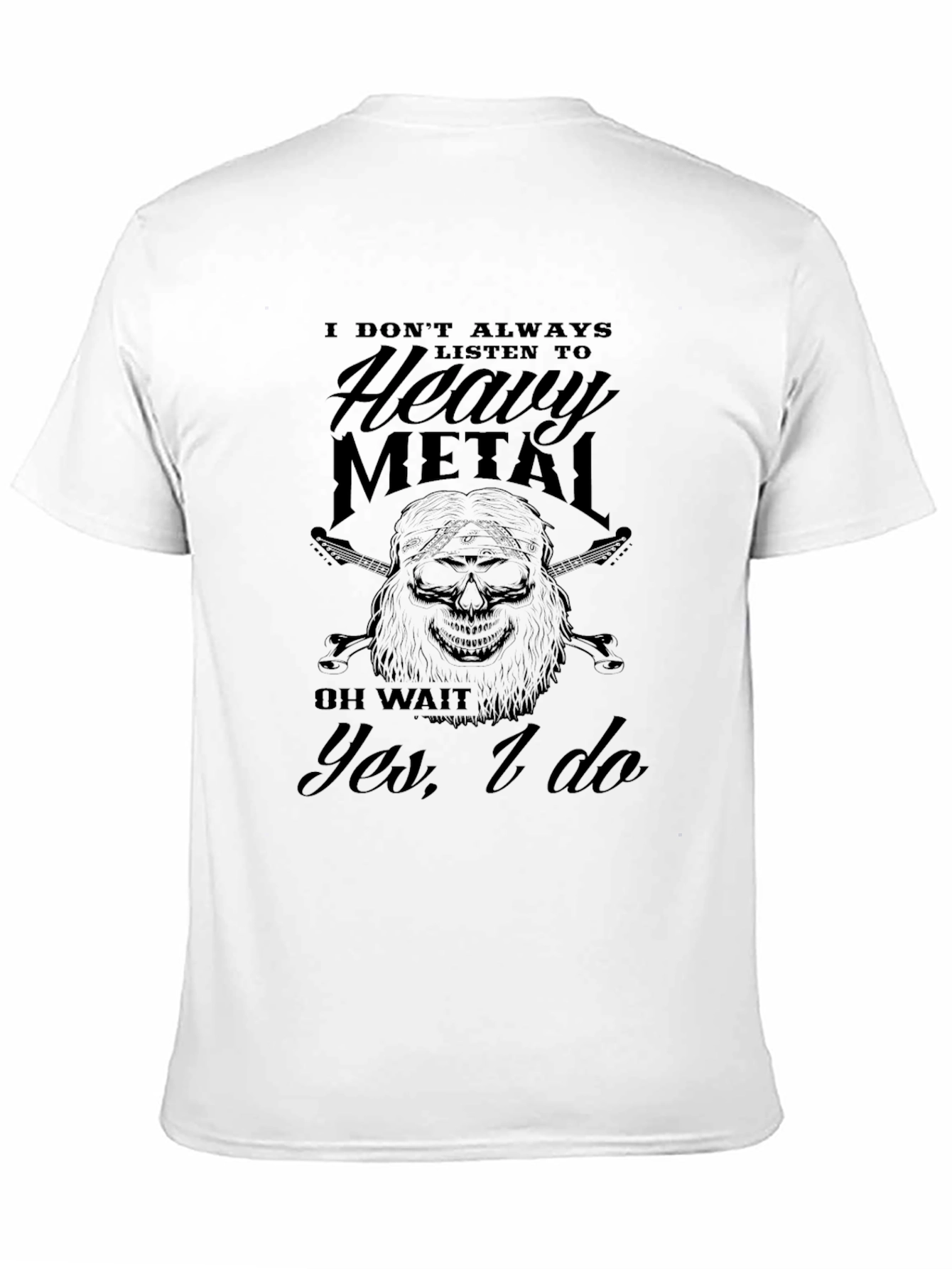 Heavy Metal Skull T-Shirt - Rock On!