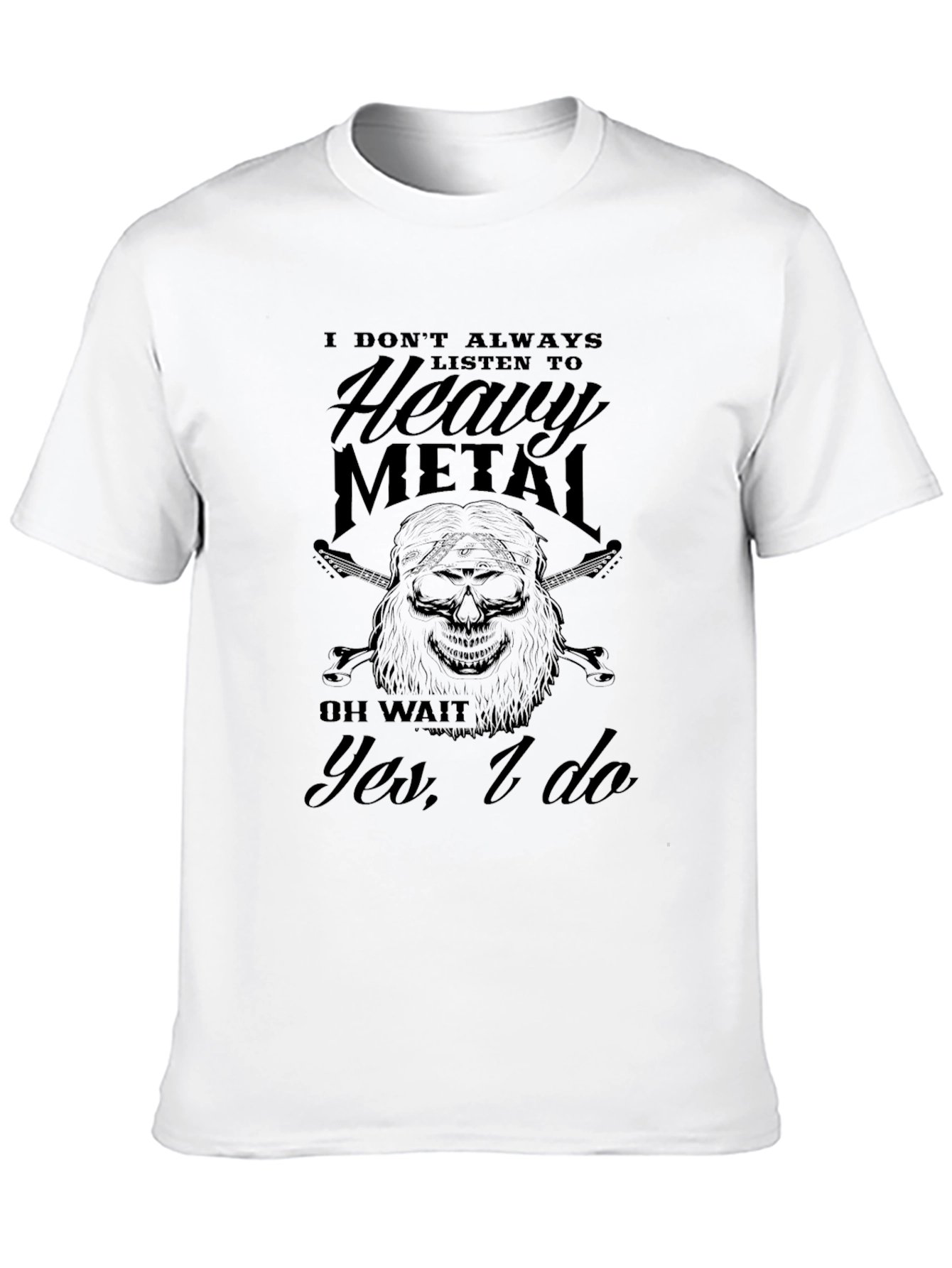 Heavy Metal Skull T-Shirt - Rock On!