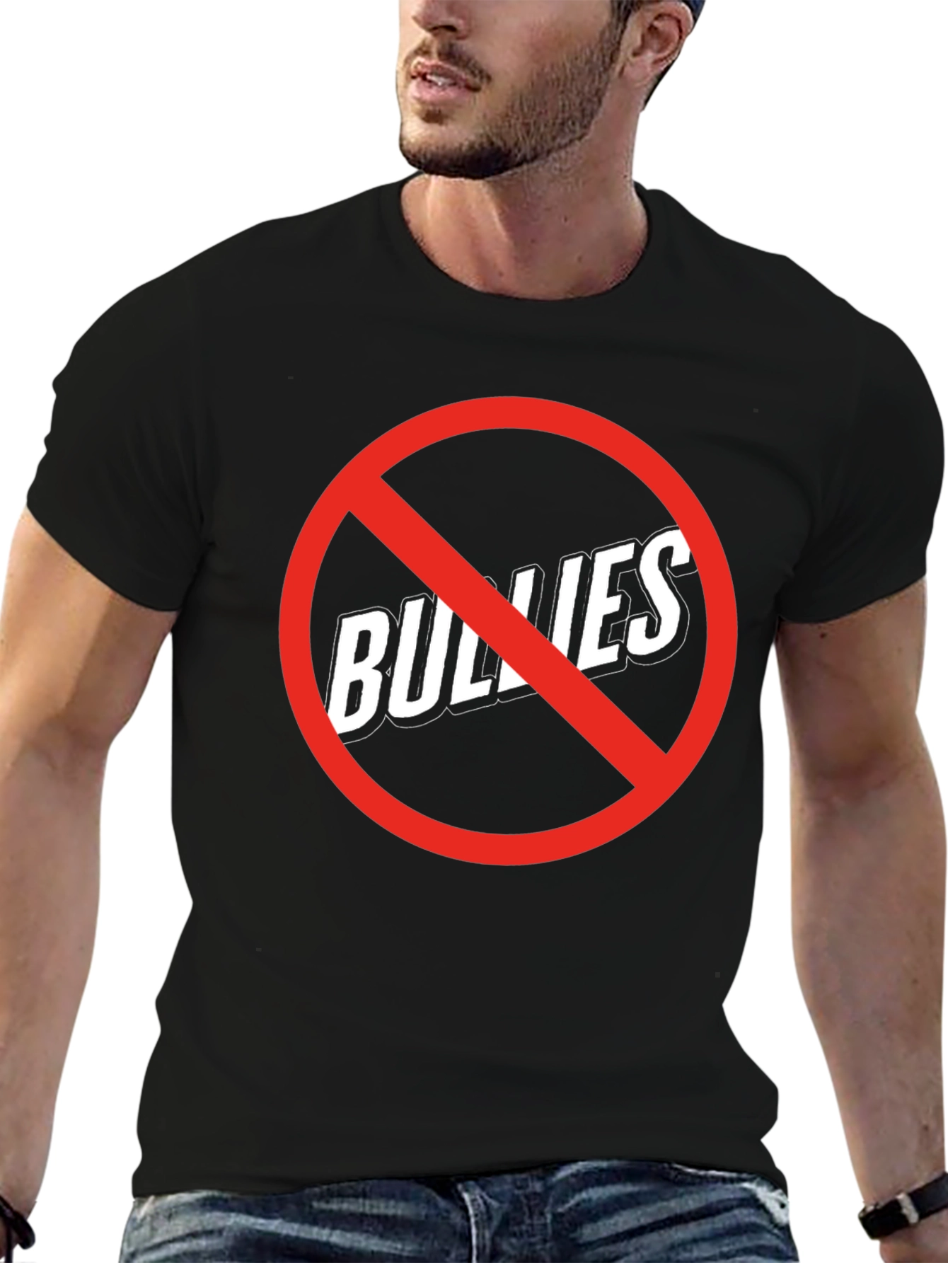 No Bullies Graphic Tee - Anti-Bullying Shirt