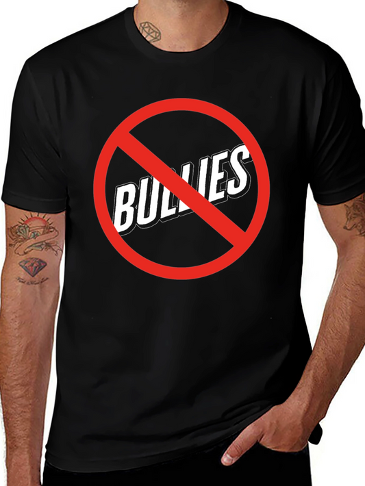 No Bullies Graphic Tee - Anti-Bullying Shirt