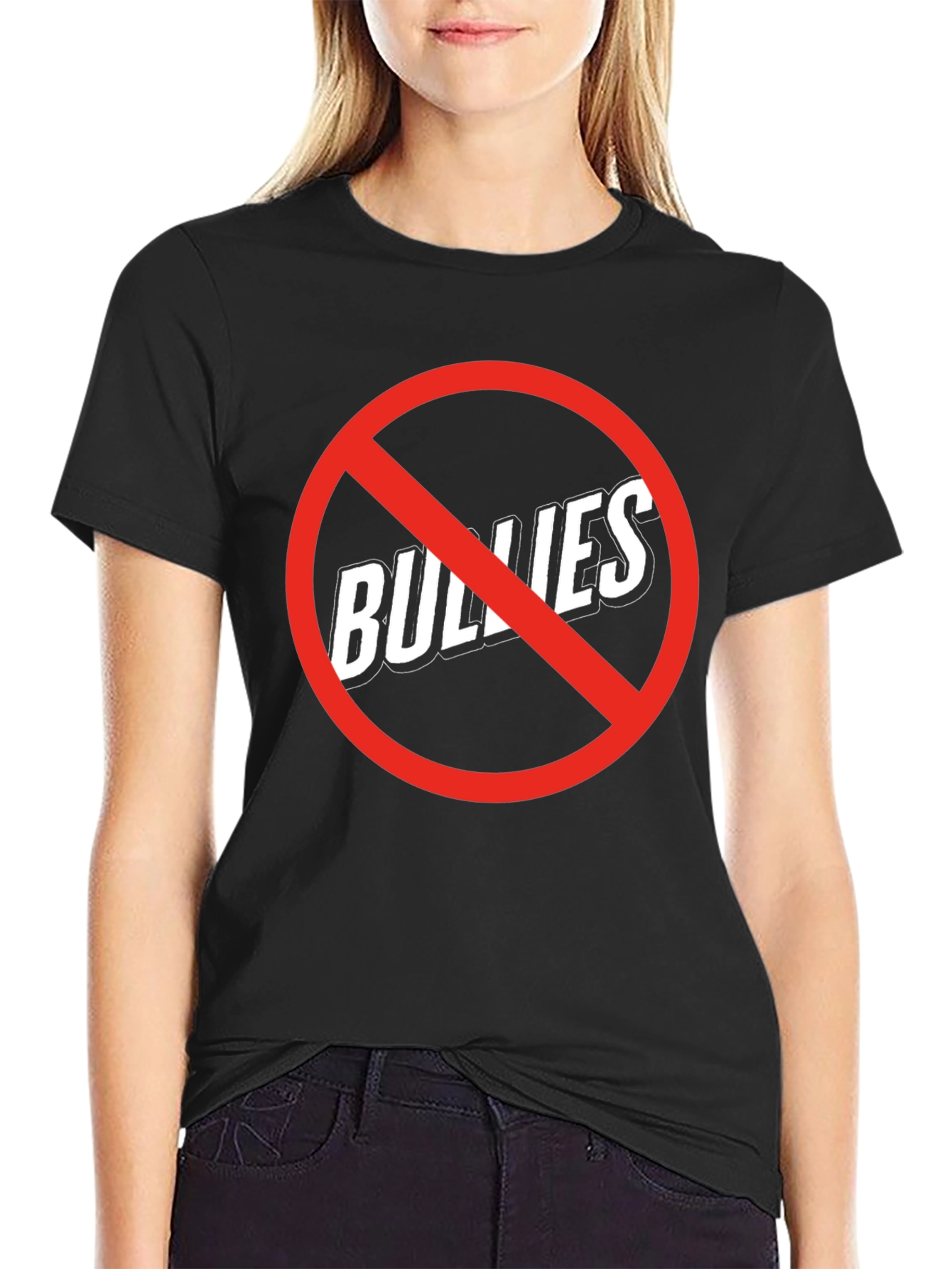 No Bullies Graphic Tee - Anti-Bullying Shirt