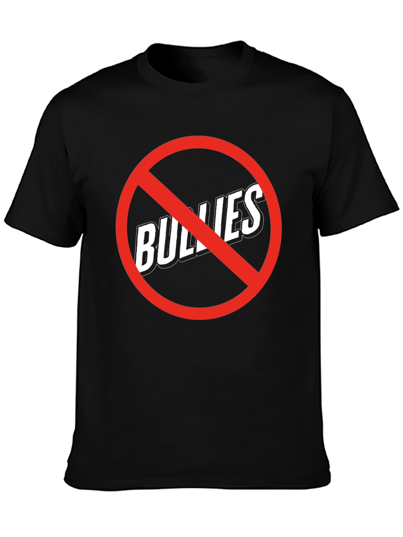 No Bullies Graphic Tee - Anti-Bullying Shirt