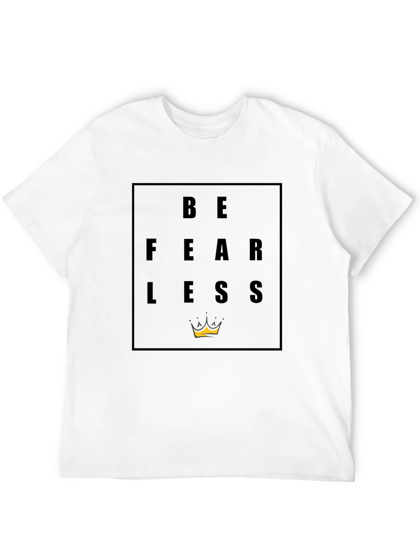 Be Fearless Graphic T-Shirt - Black