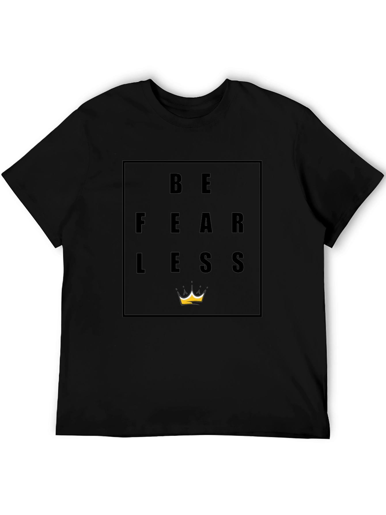 Be Fearless Graphic T-Shirt - Black