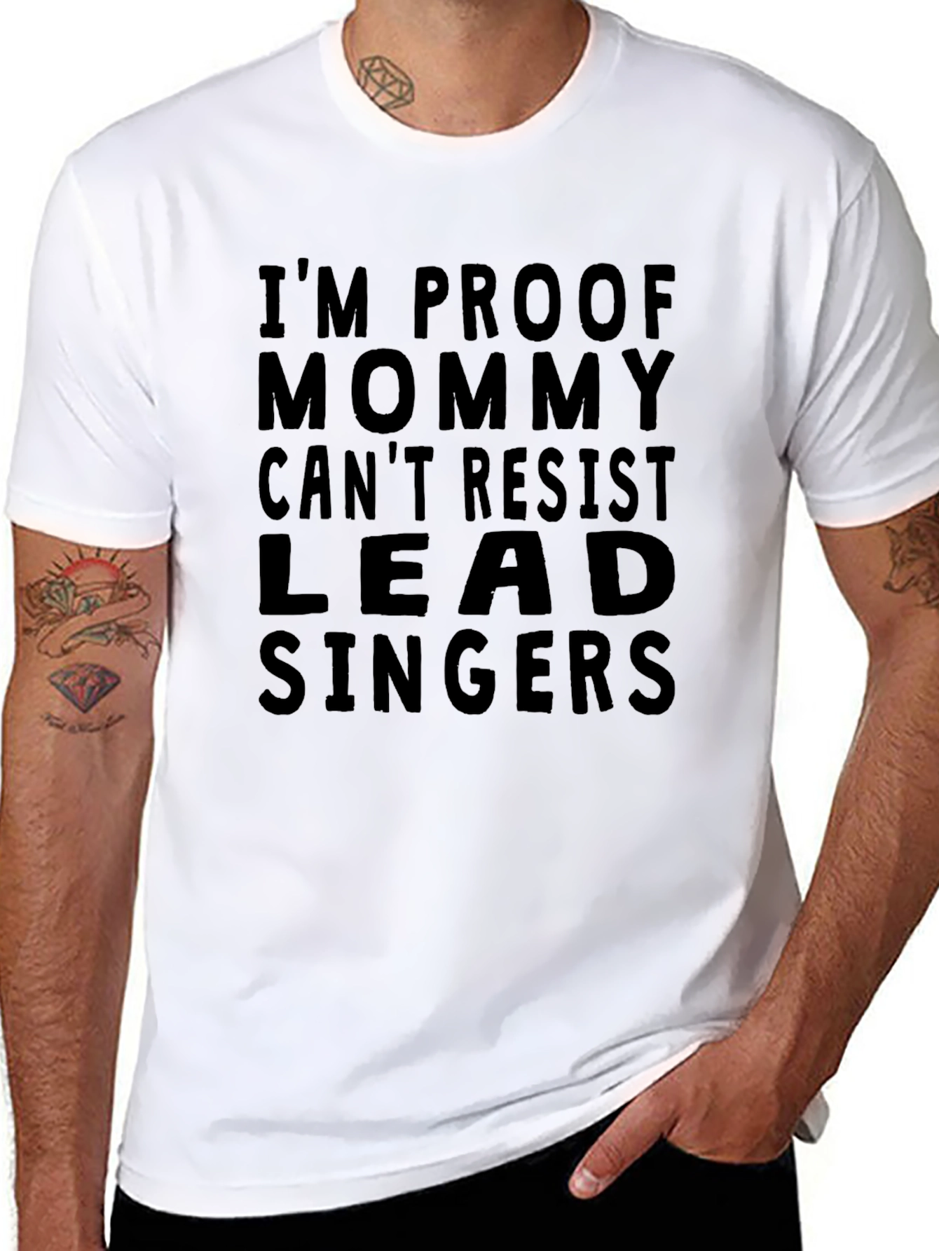 Funny Lead Singer T-Shirt - Mommy Cant Resist