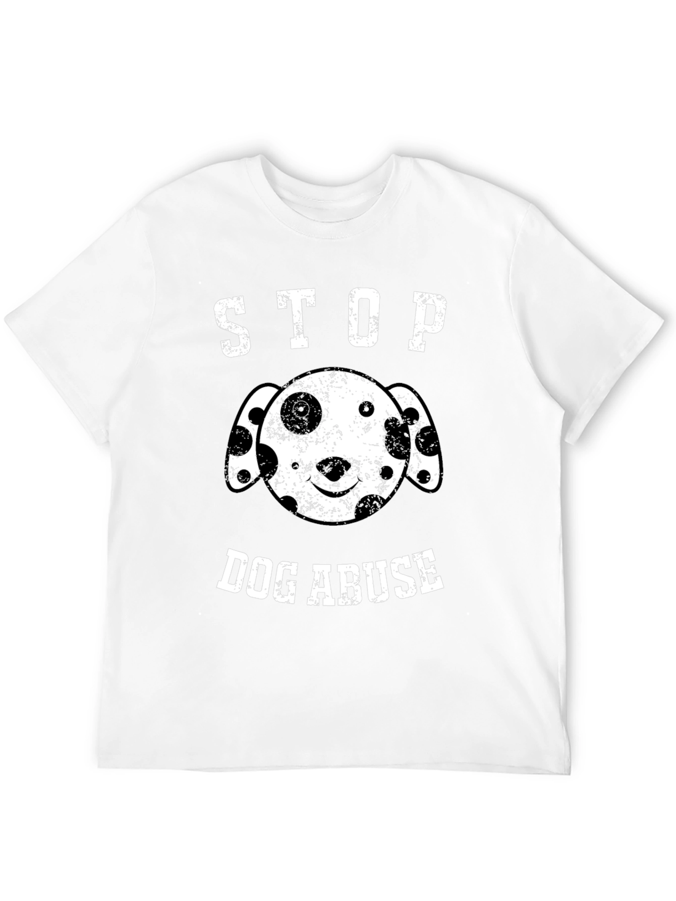 Stop Dog Abuse T-Shirt Black