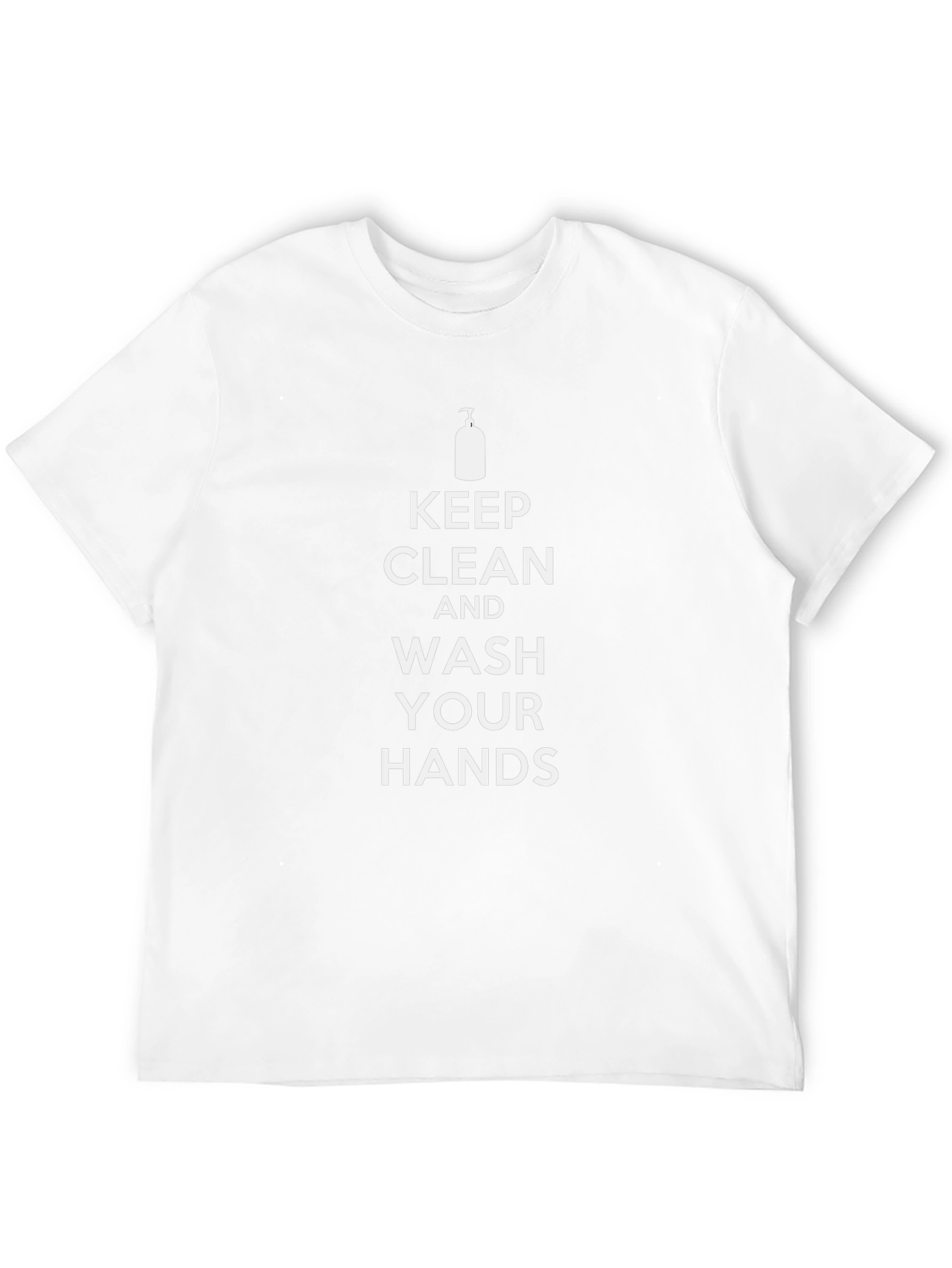 Keep Clean Wash Hands T-Shirt Black