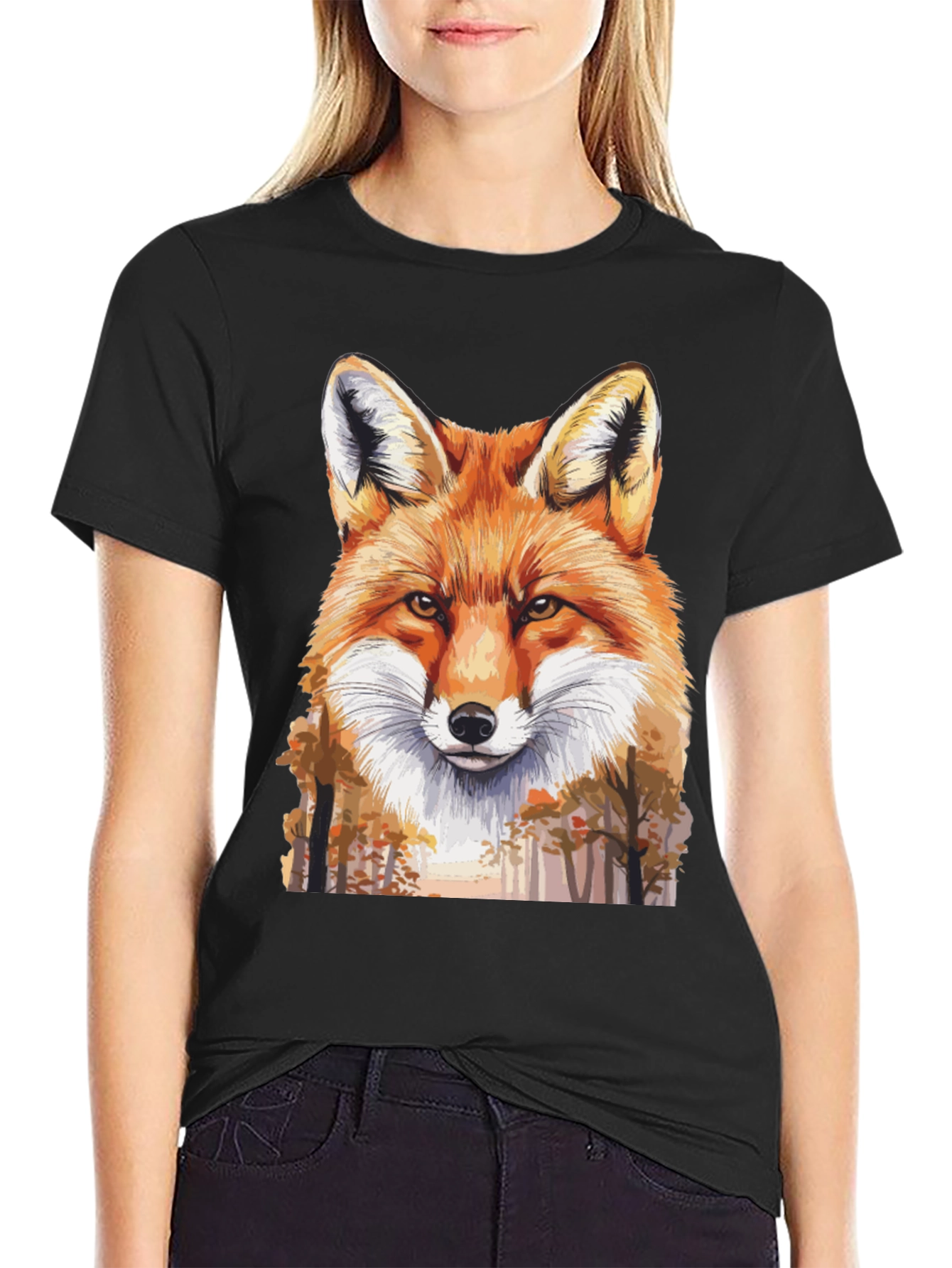 Fox Graphic Tee - Nature Lovers T-Shirt