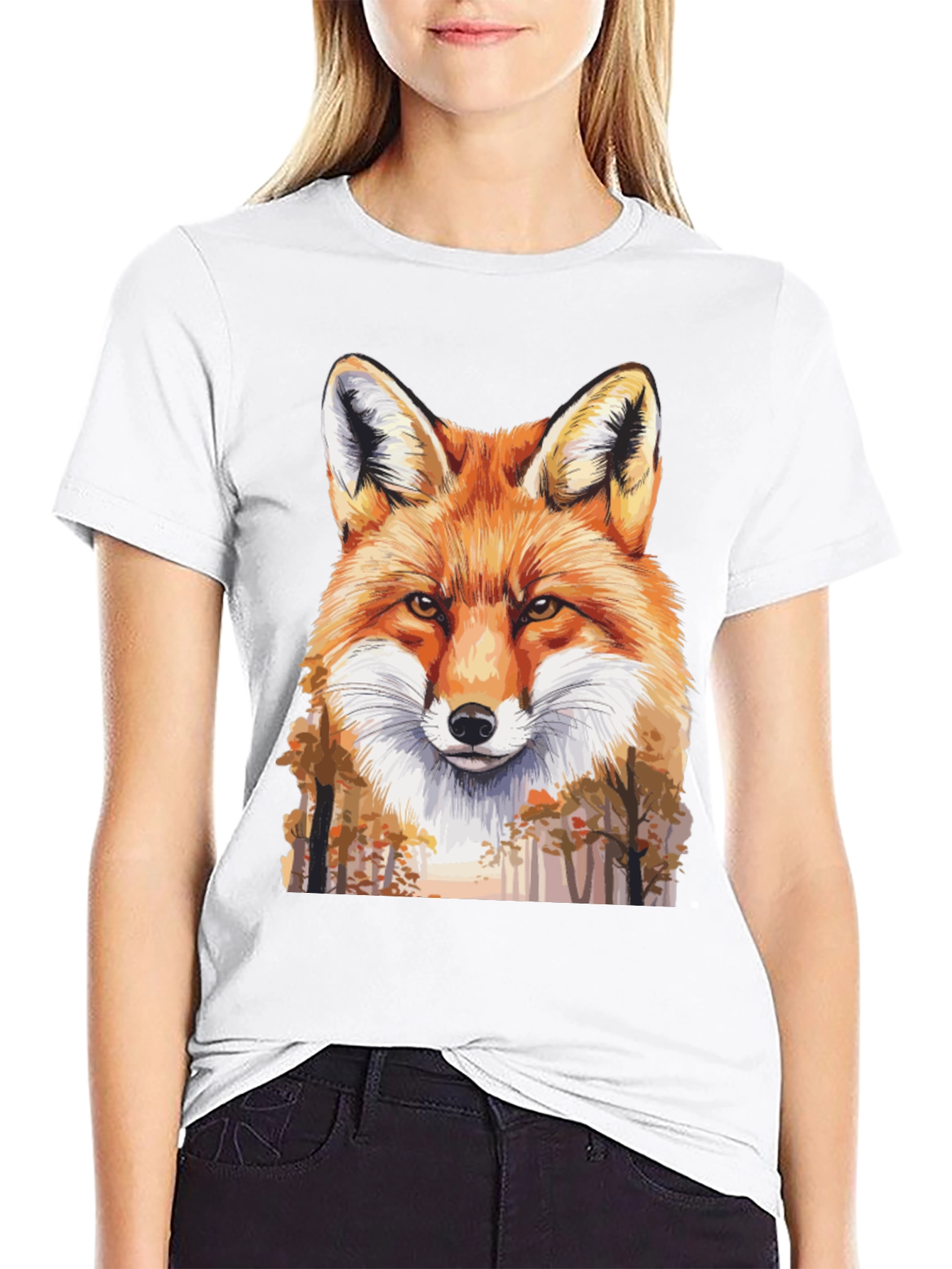 Fox Graphic Tee - Nature Lovers T-Shirt