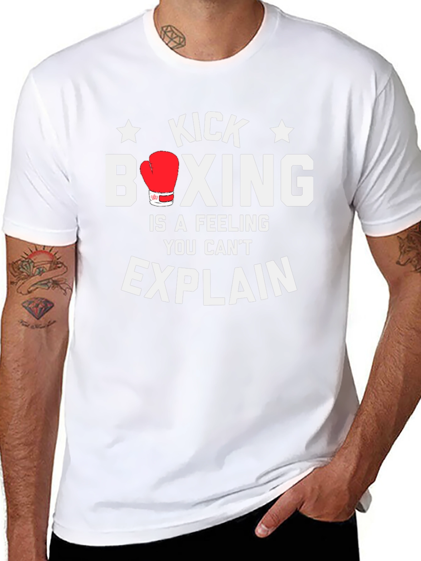 Kick Boxing Feeling Tee -  Workout Motivation Shirt