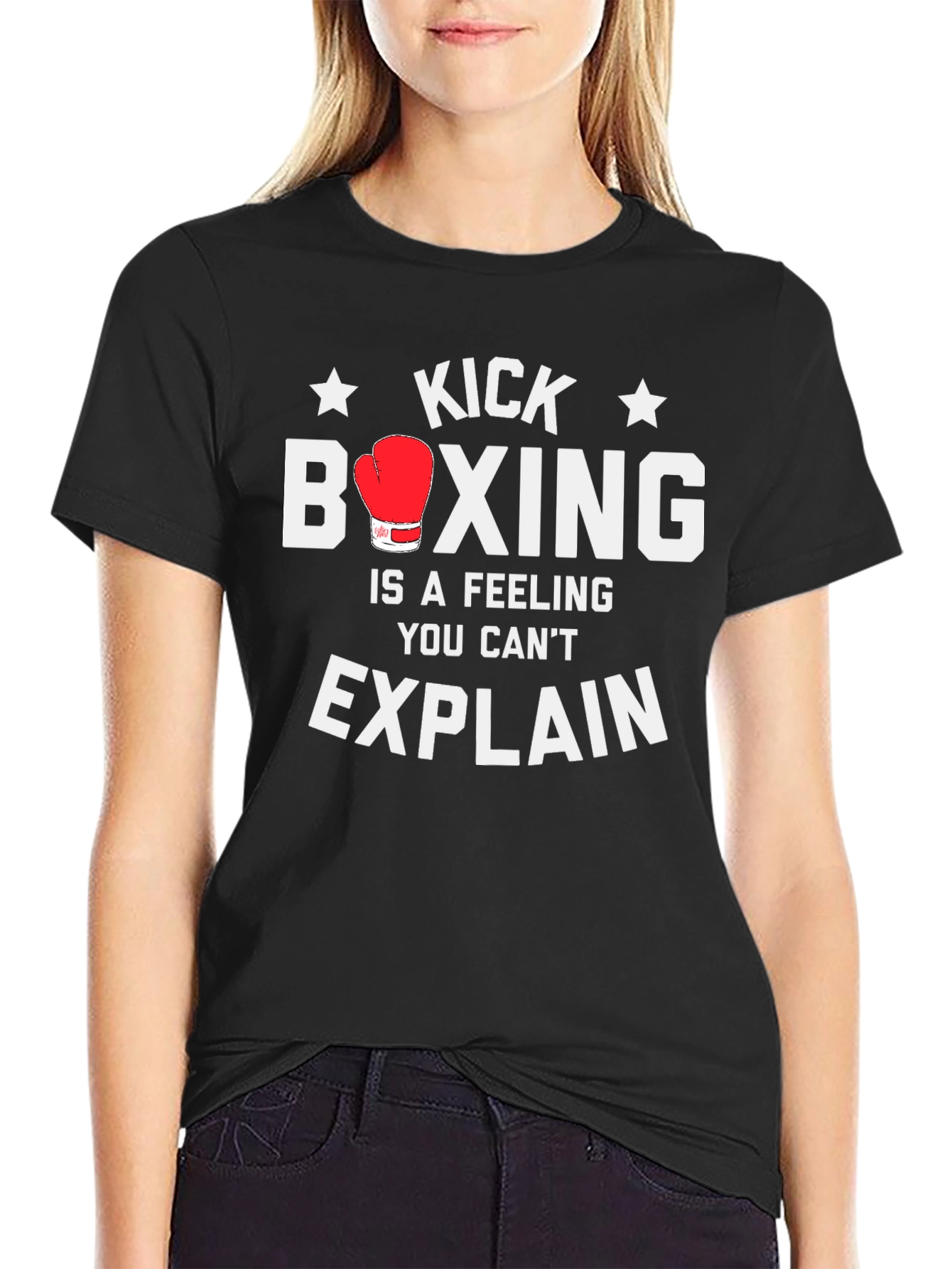 Kick Boxing Feeling Tee -  Workout Motivation Shirt