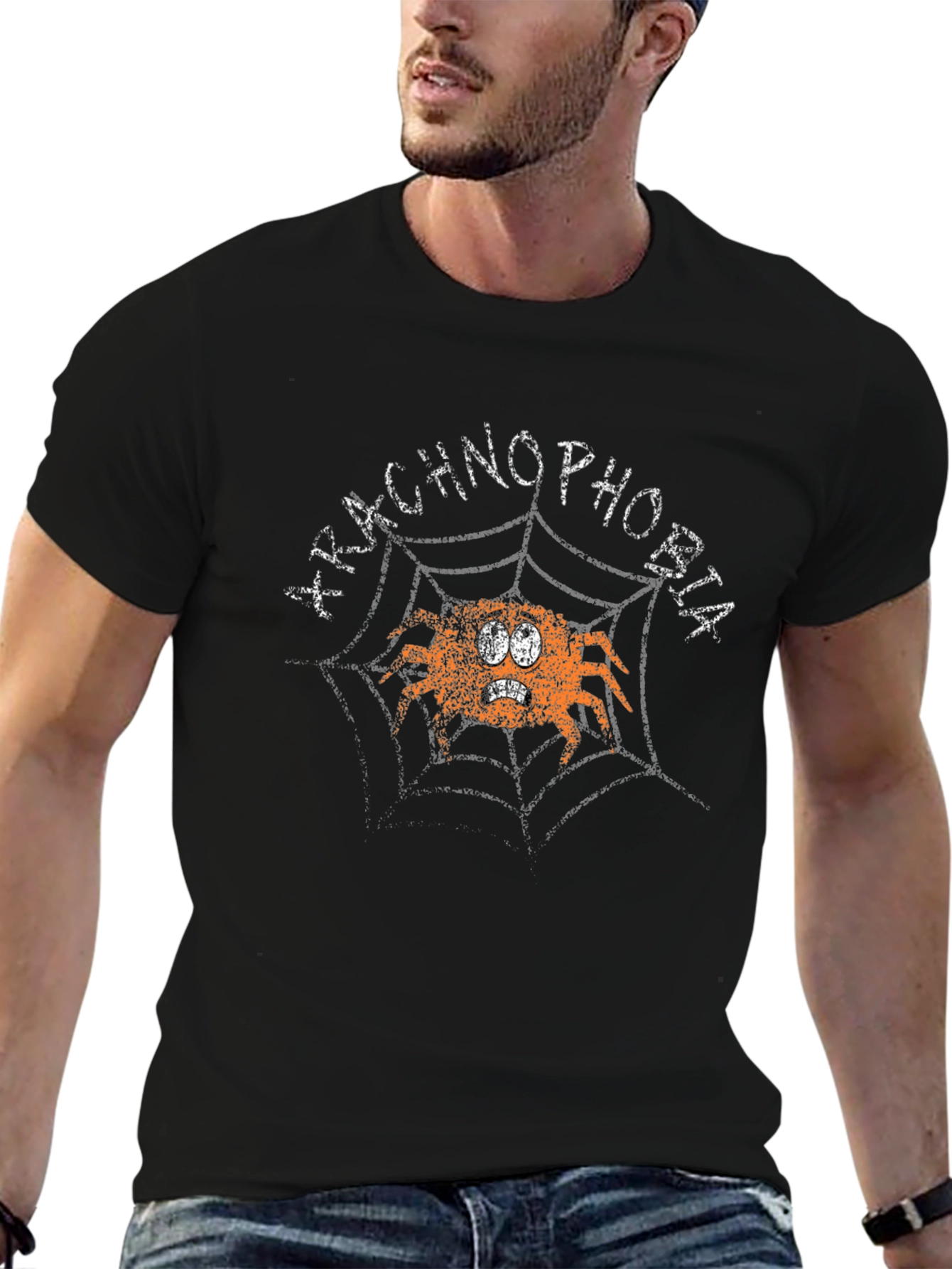 Arachnophobia T-Shirt - Funny Spider Design