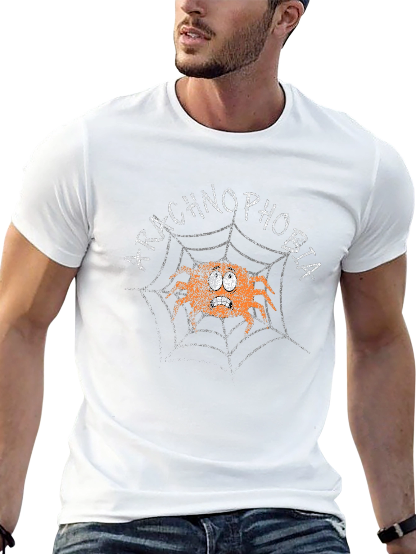 Arachnophobia T-Shirt - Funny Spider Design