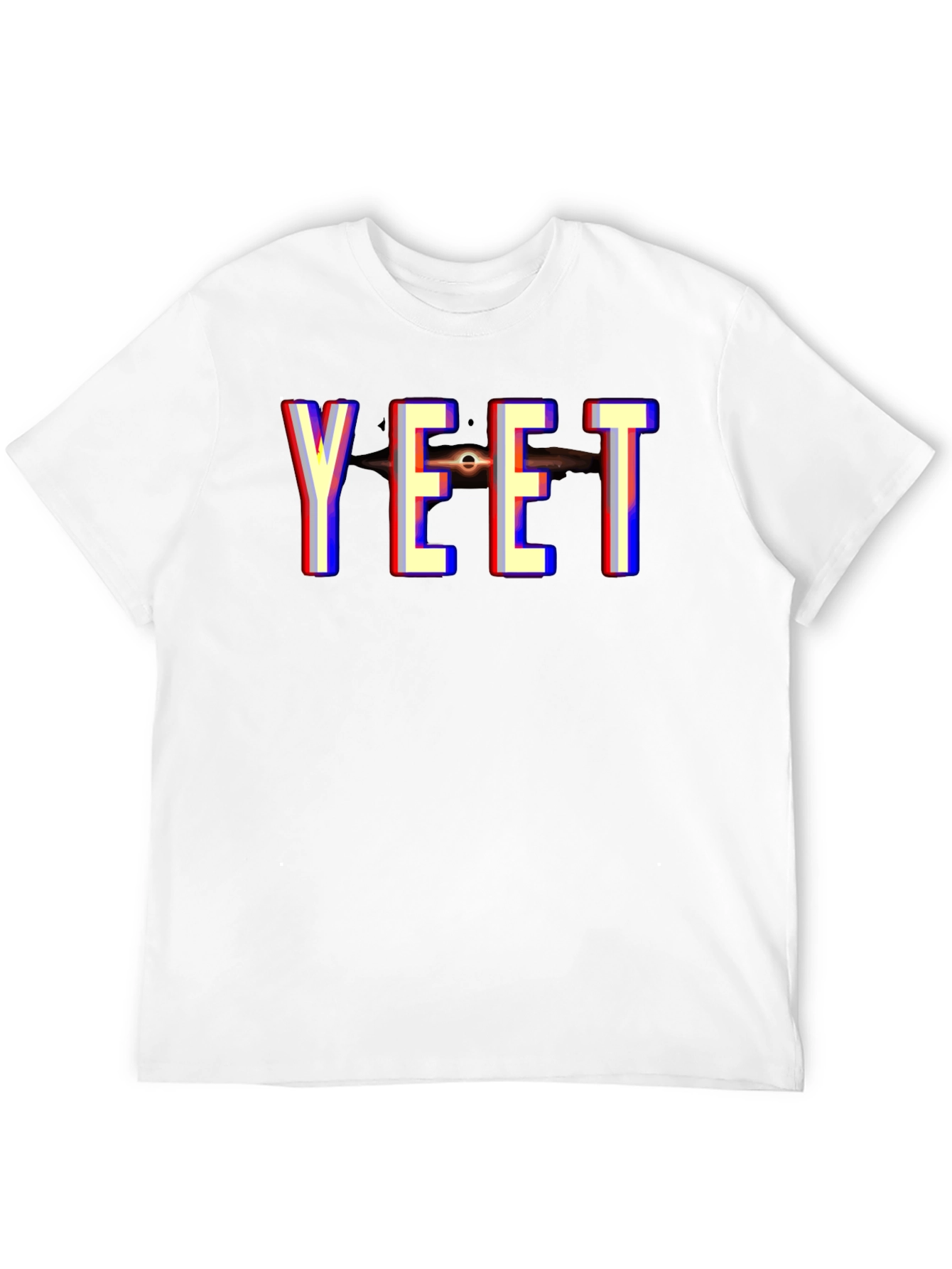 YEET Black Hole Graphic Tee - Trendy Novelty T-Shirt