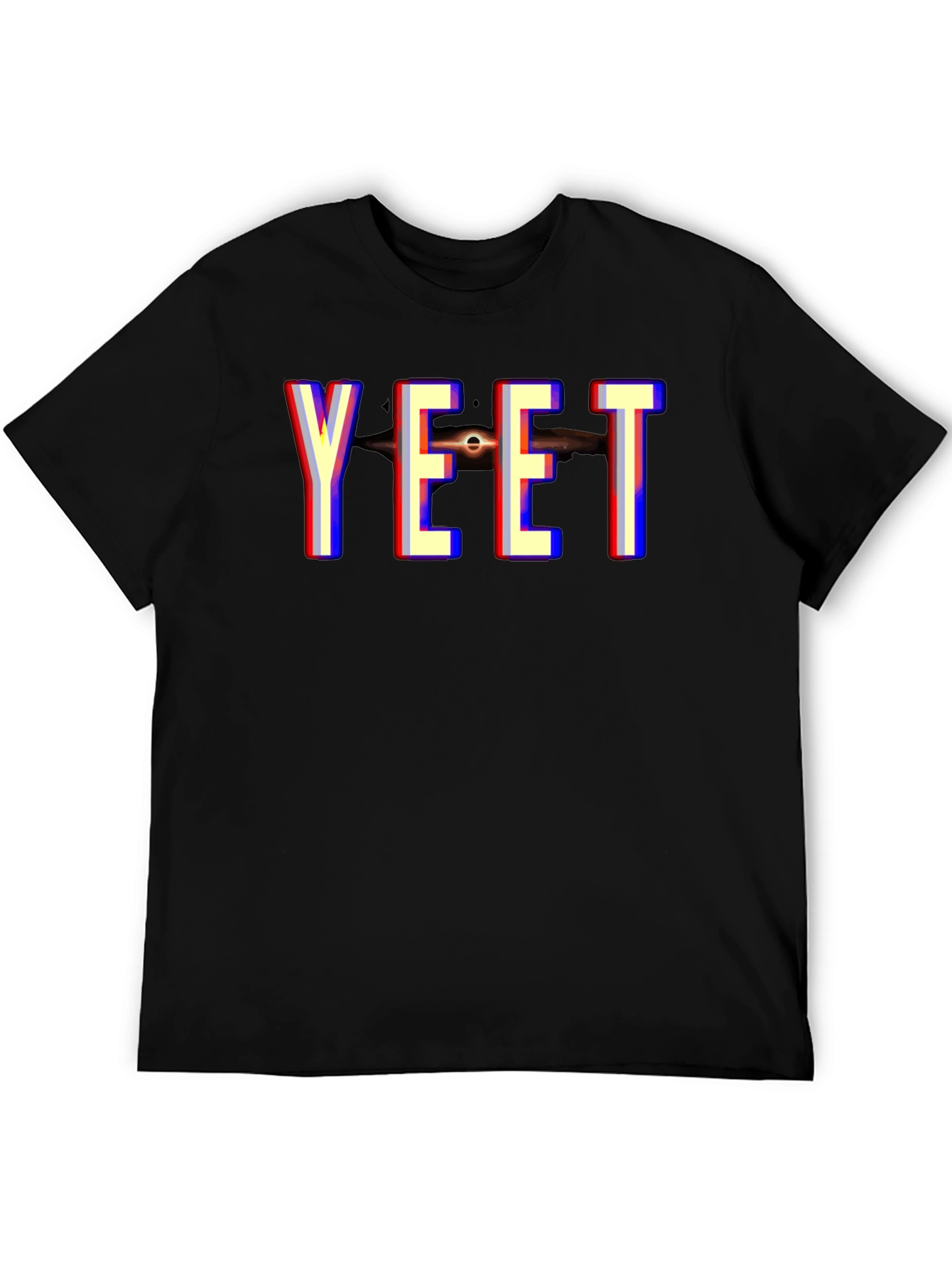 YEET Black Hole Graphic Tee - Trendy Novelty T-Shirt