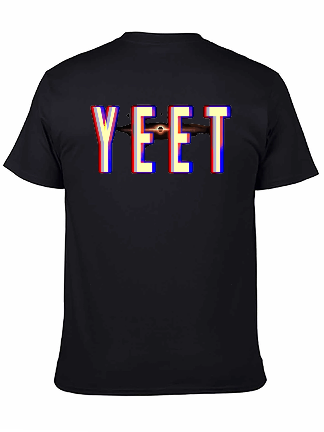 YEET Black Hole Graphic Tee - Trendy Novelty T-Shirt