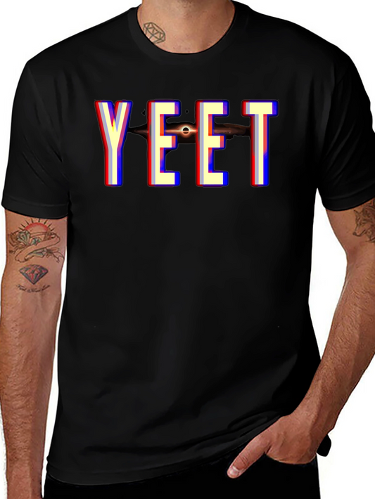YEET Black Hole Graphic Tee - Trendy Novelty T-Shirt