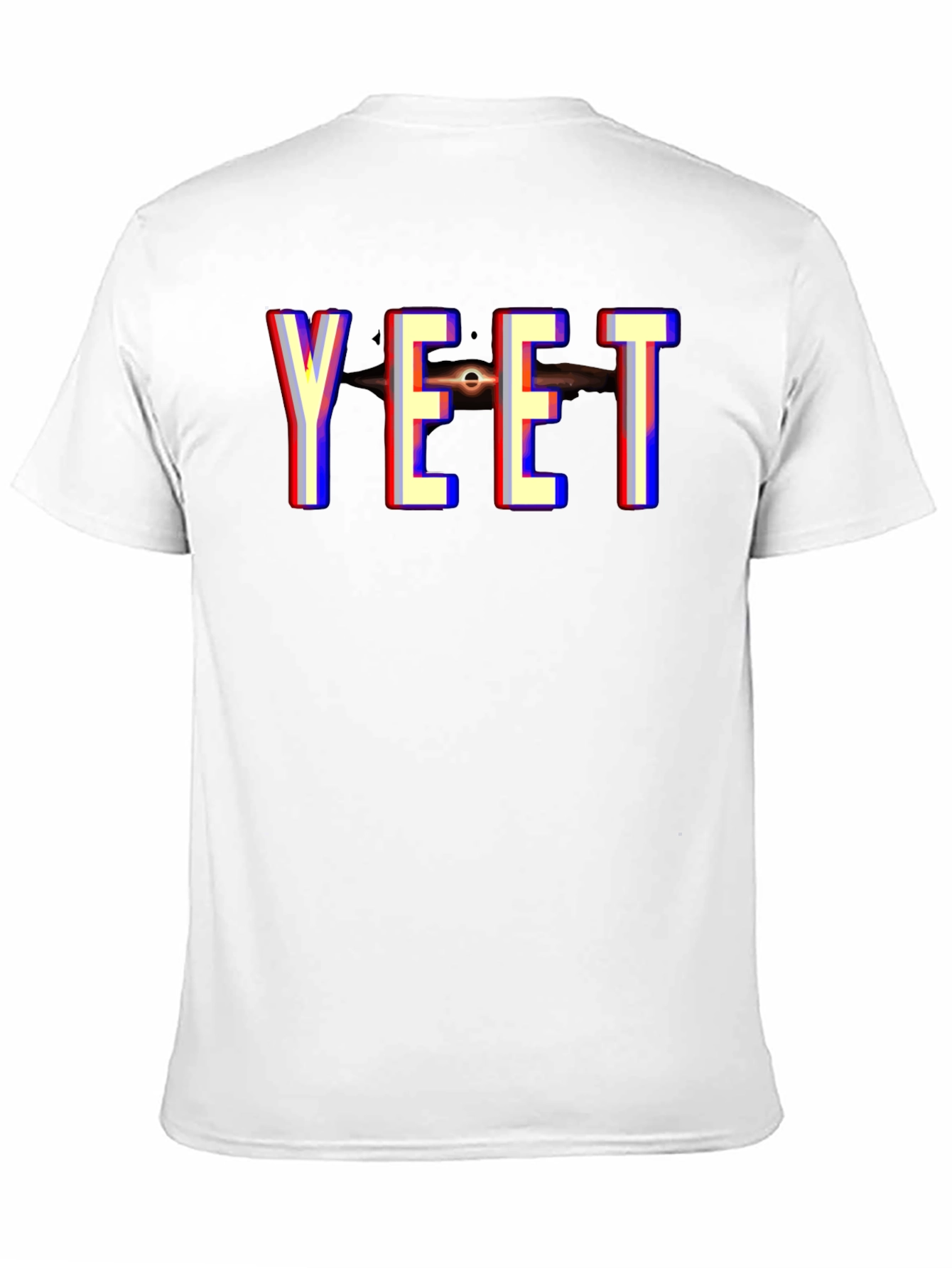 YEET Black Hole Graphic Tee - Trendy Novelty T-Shirt