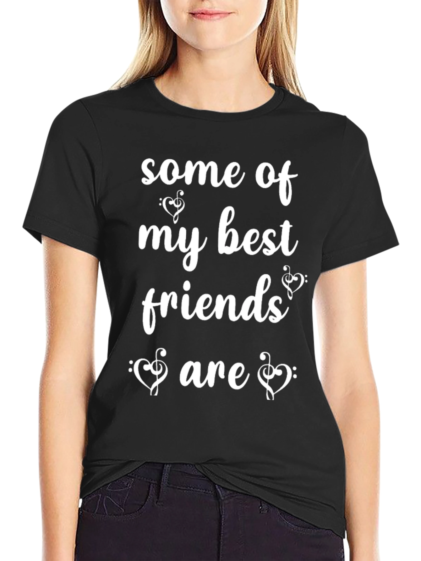 Musical Friends T-Shirt - Black Graphic Tee