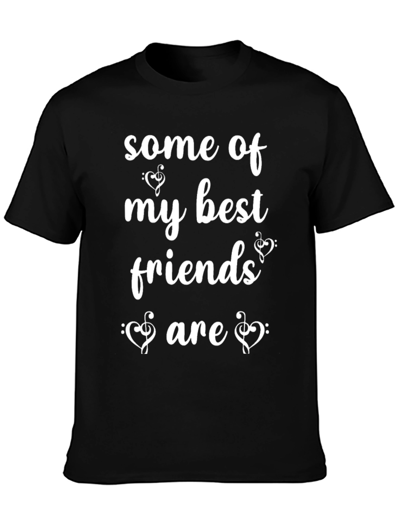 Musical Friends T-Shirt - Black Graphic Tee