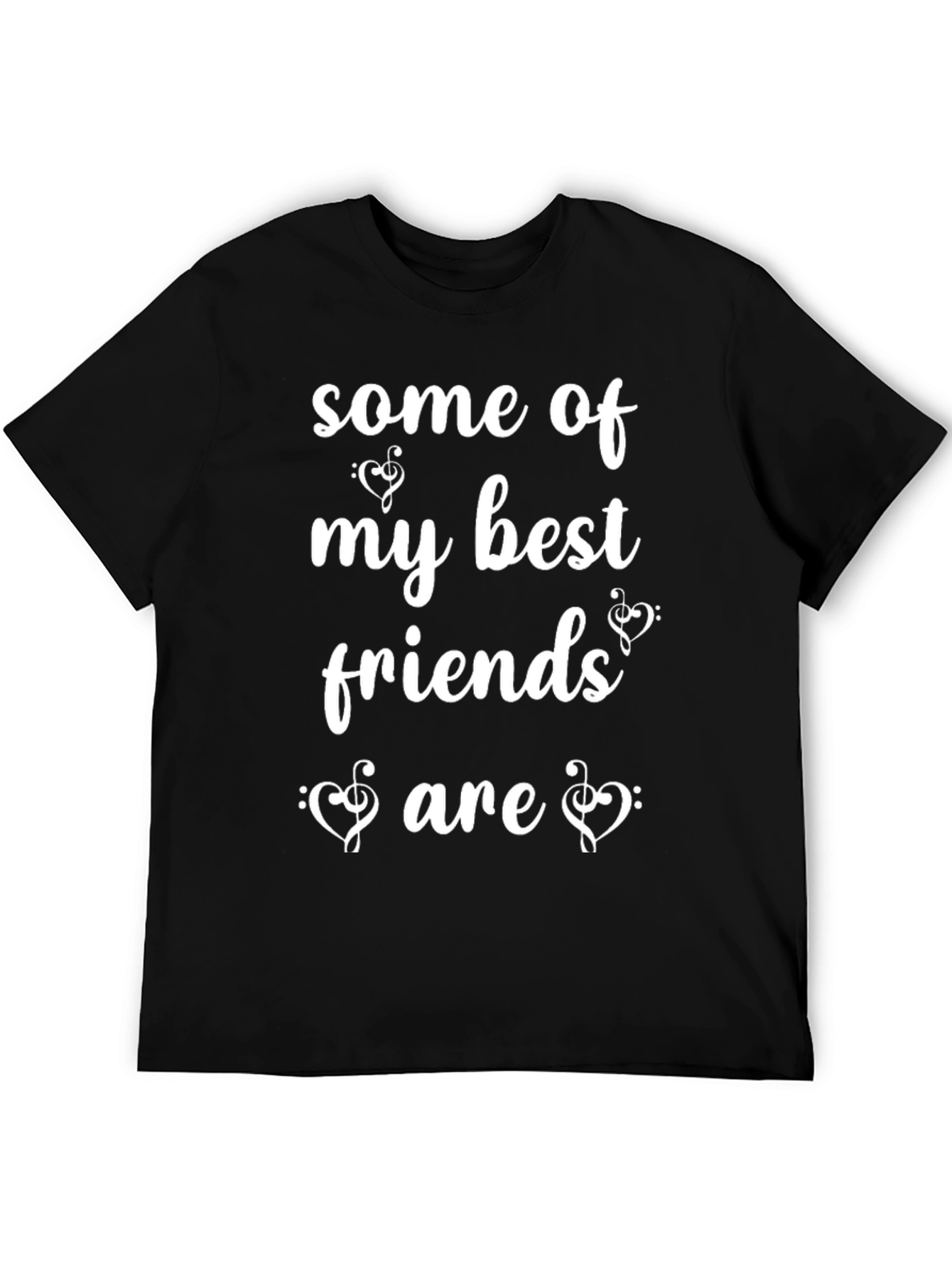 Musical Friends T-Shirt - Black Graphic Tee