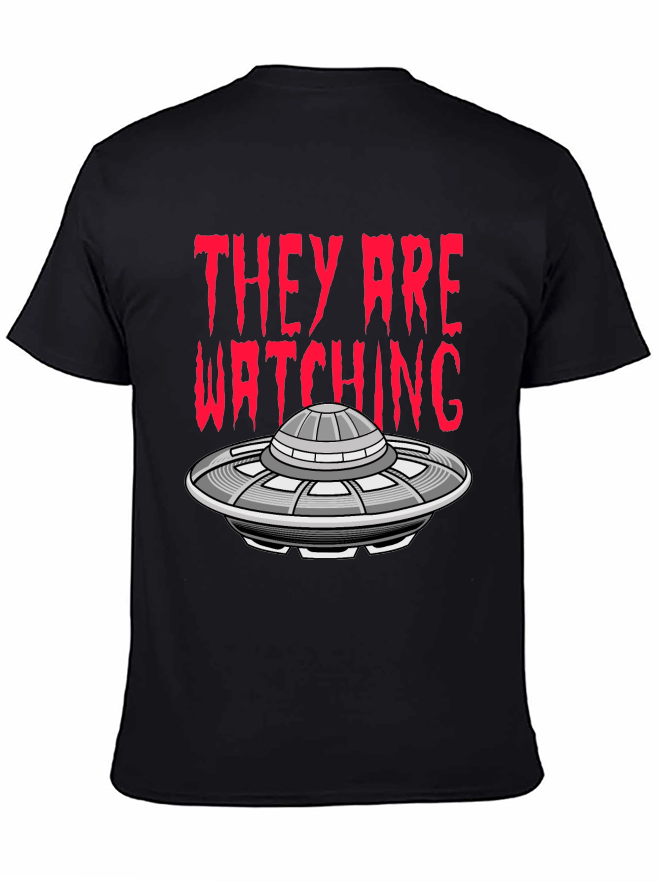 UFO Invasion T-Shirt - They Are Watching Alien Tee