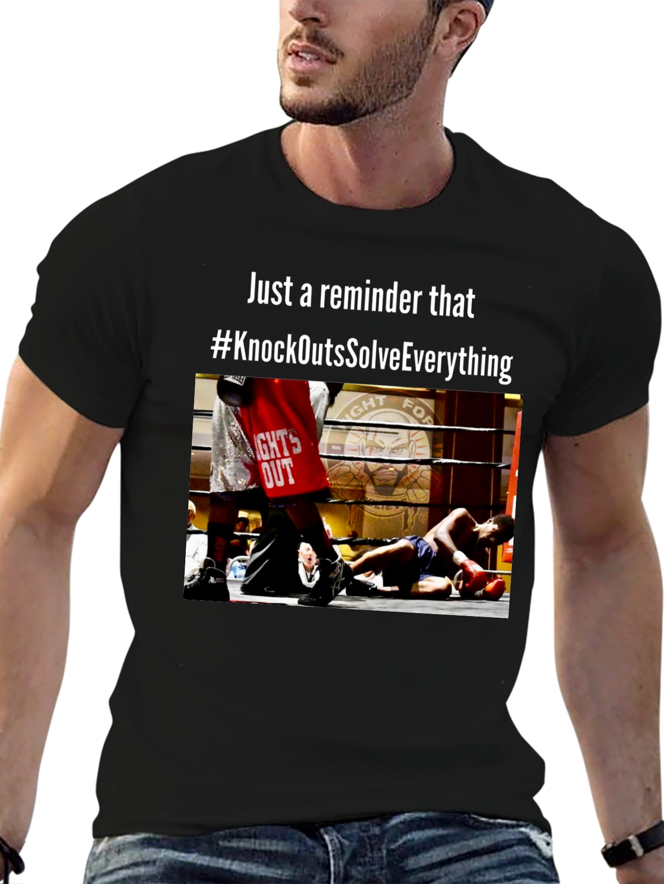 Knockouts Solve Everything Graphic T-Shirt