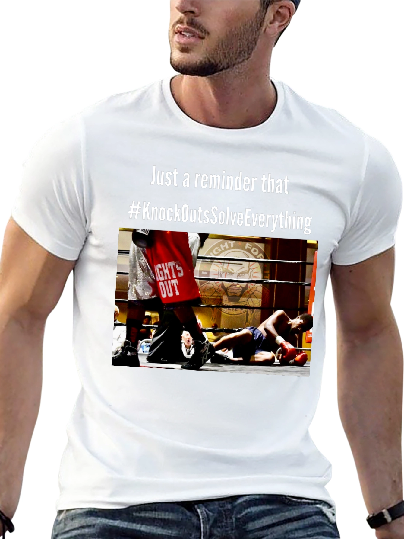 Knockouts Solve Everything Graphic T-Shirt
